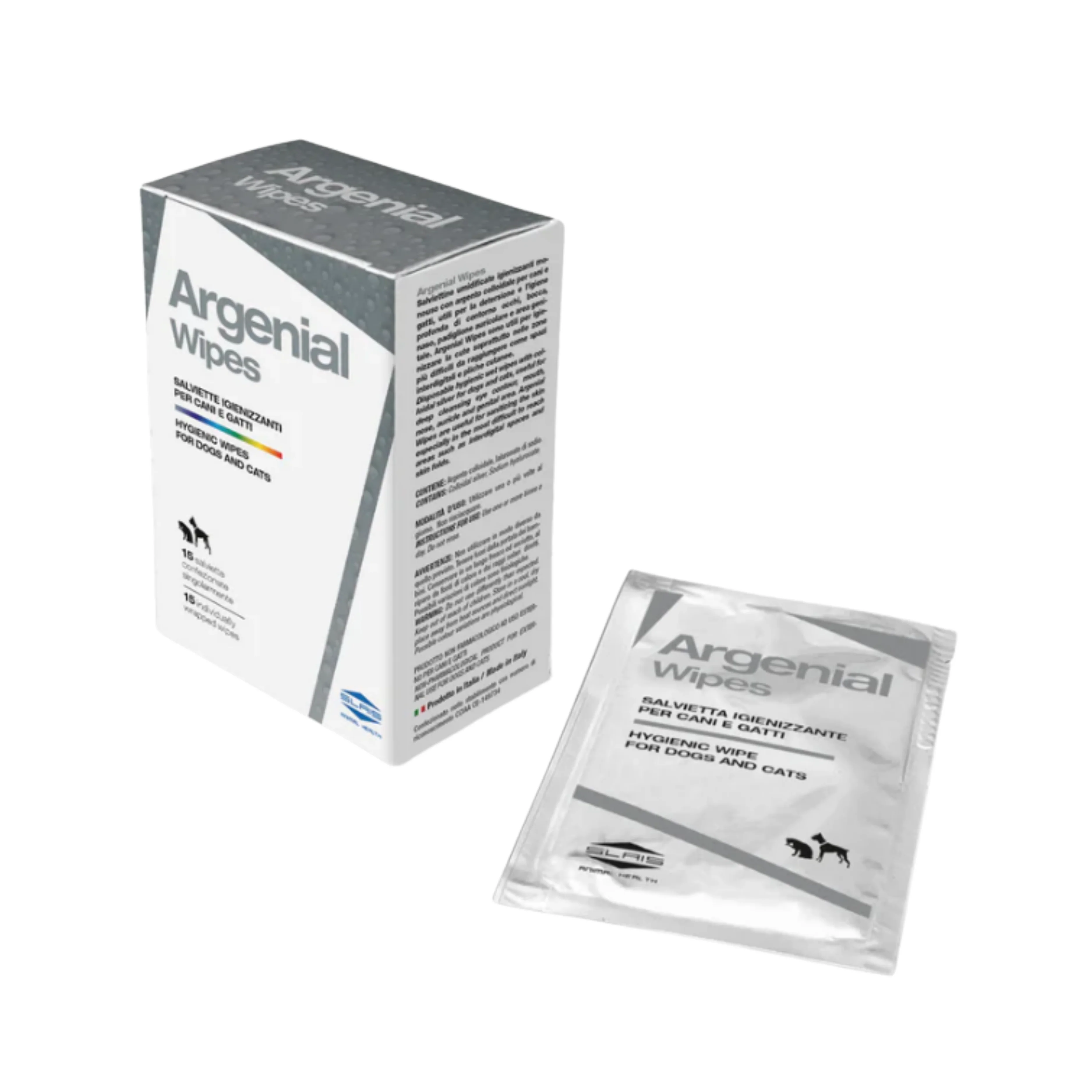ARGENIAL WIPES - Salviette Per Cani e Gatti