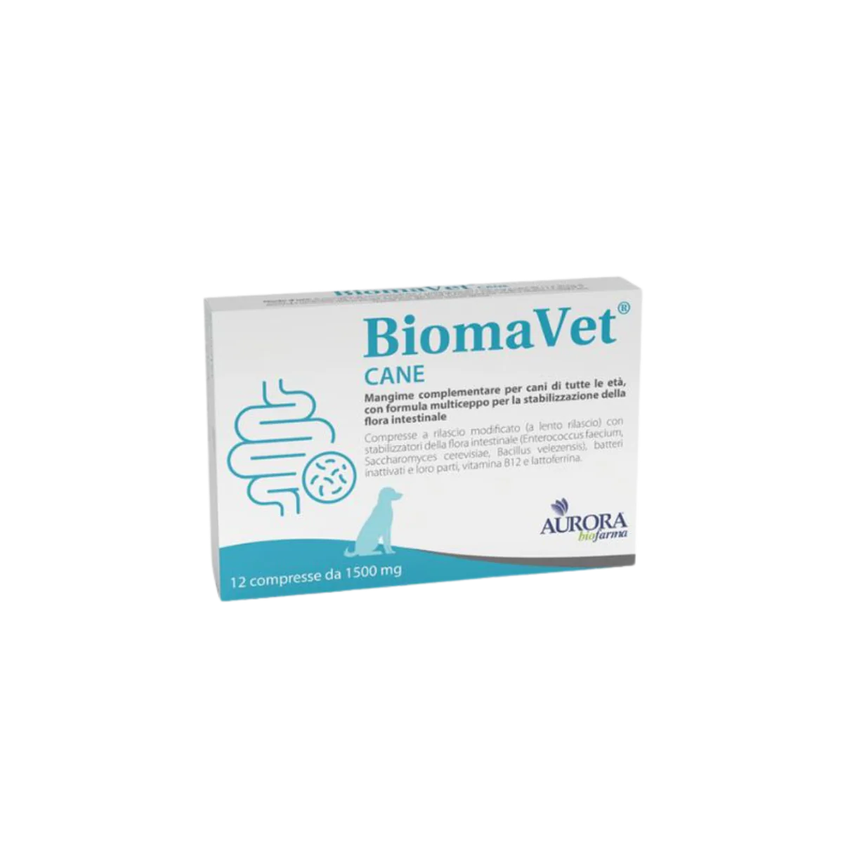 BIOMAVET 1500MG 12 CPR - Favorisce il benessere intestinale nel cane