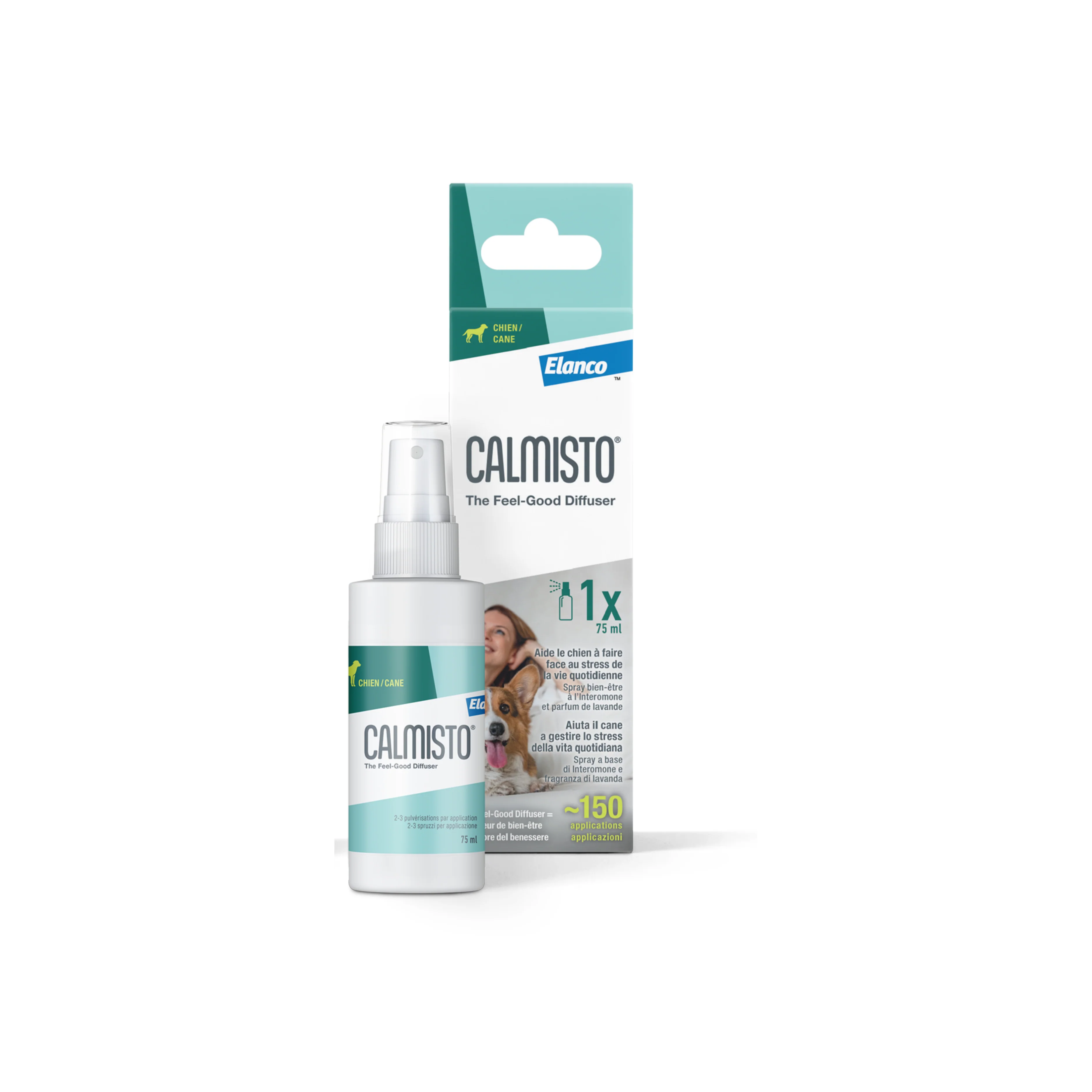 CALMISTO SPRAY 75ml - Riduci lo Stress Del Tuo Cane e Gatto - Image 2