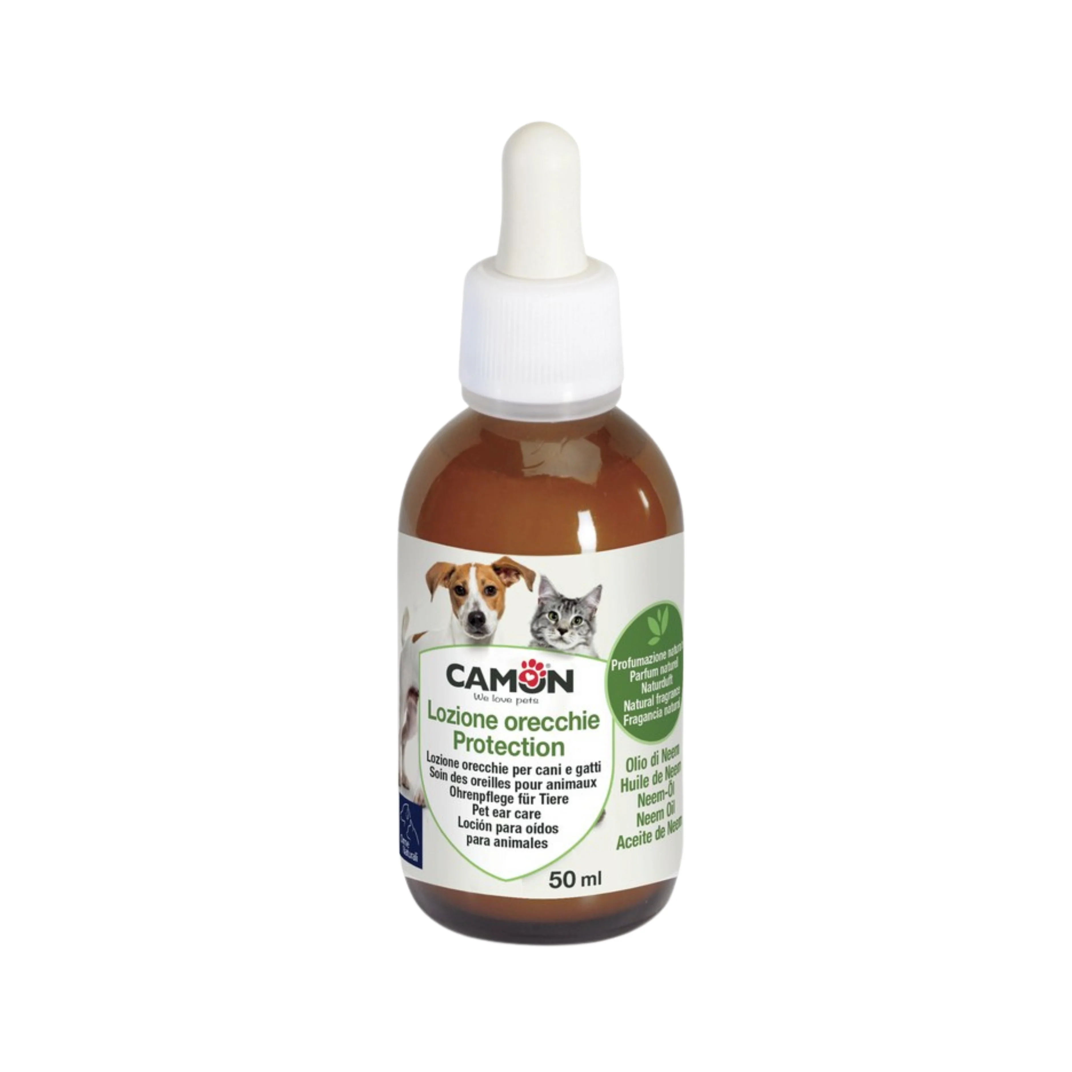 CAMON LOZIONE ORECCHIE OLIO DI NEEM PER CANI E GATTI 50ml - Image 3