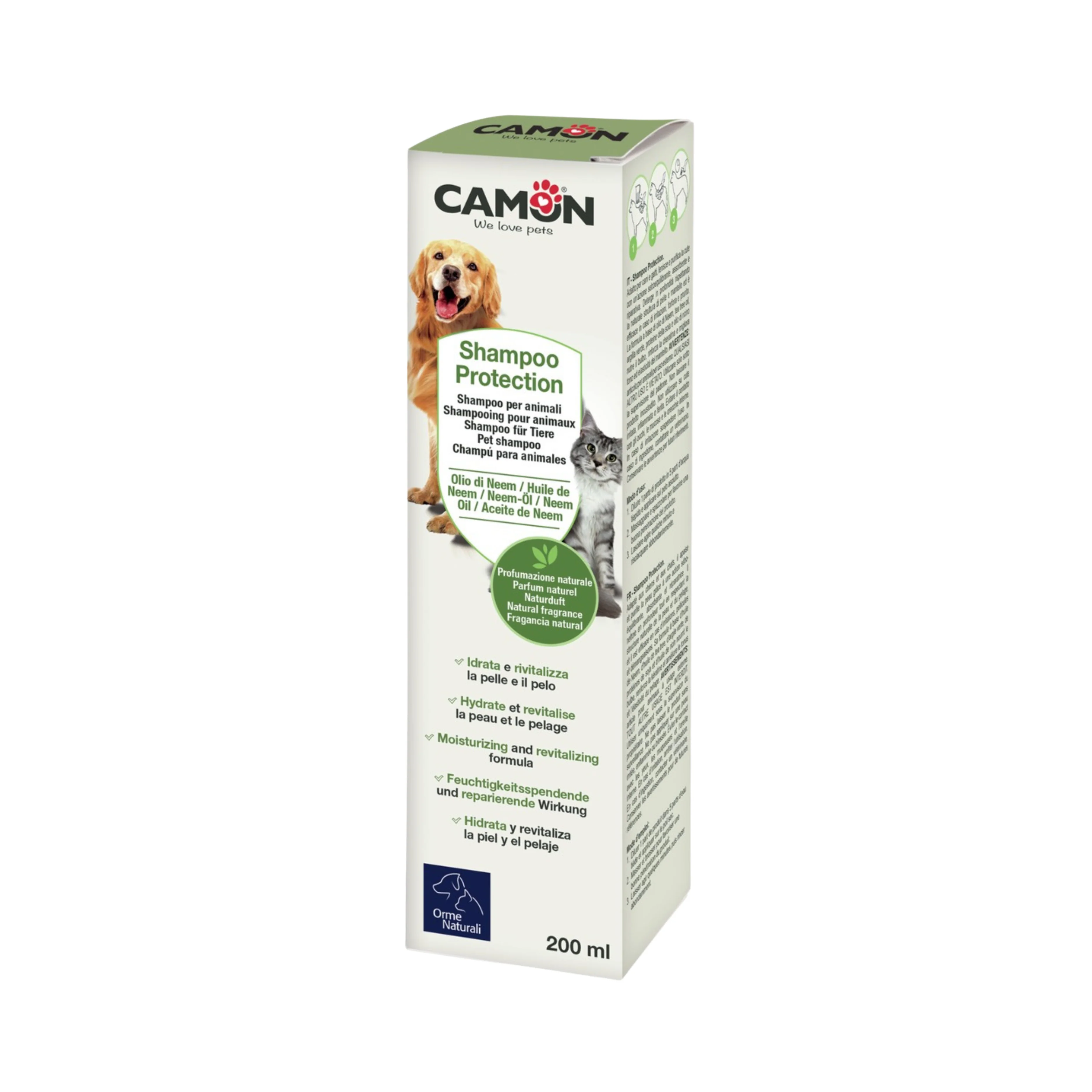 CAMON SHAMPOO DIFESA NATURALE OLIO DI NEEM CANI E GATTI