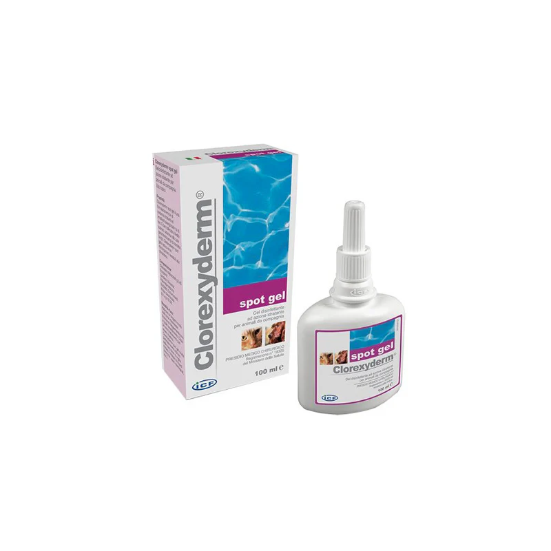 CLOREXYDERM SPOT GEL (100 ml) – Detergente idratante per cani e gatti