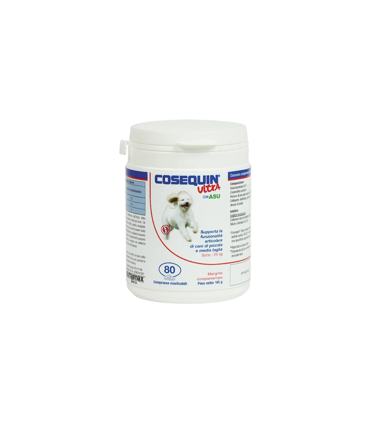 COSEQUIN ULTRA (80 cpr) – Cura e protegge le articolazioni dei cani fino a 25 Kg