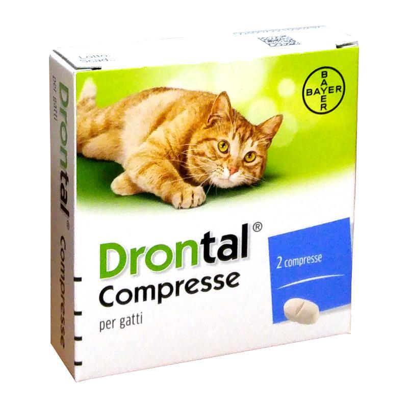 DRONTAL GATTO (2 cpr) – Combatte i parassiti intestinali
