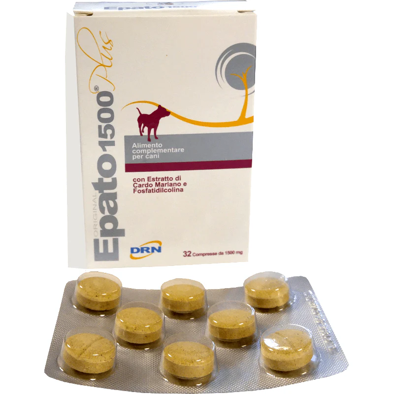 EPATO 1500 Plus Cani (32 cpr)- Contro stress e disordini epatici