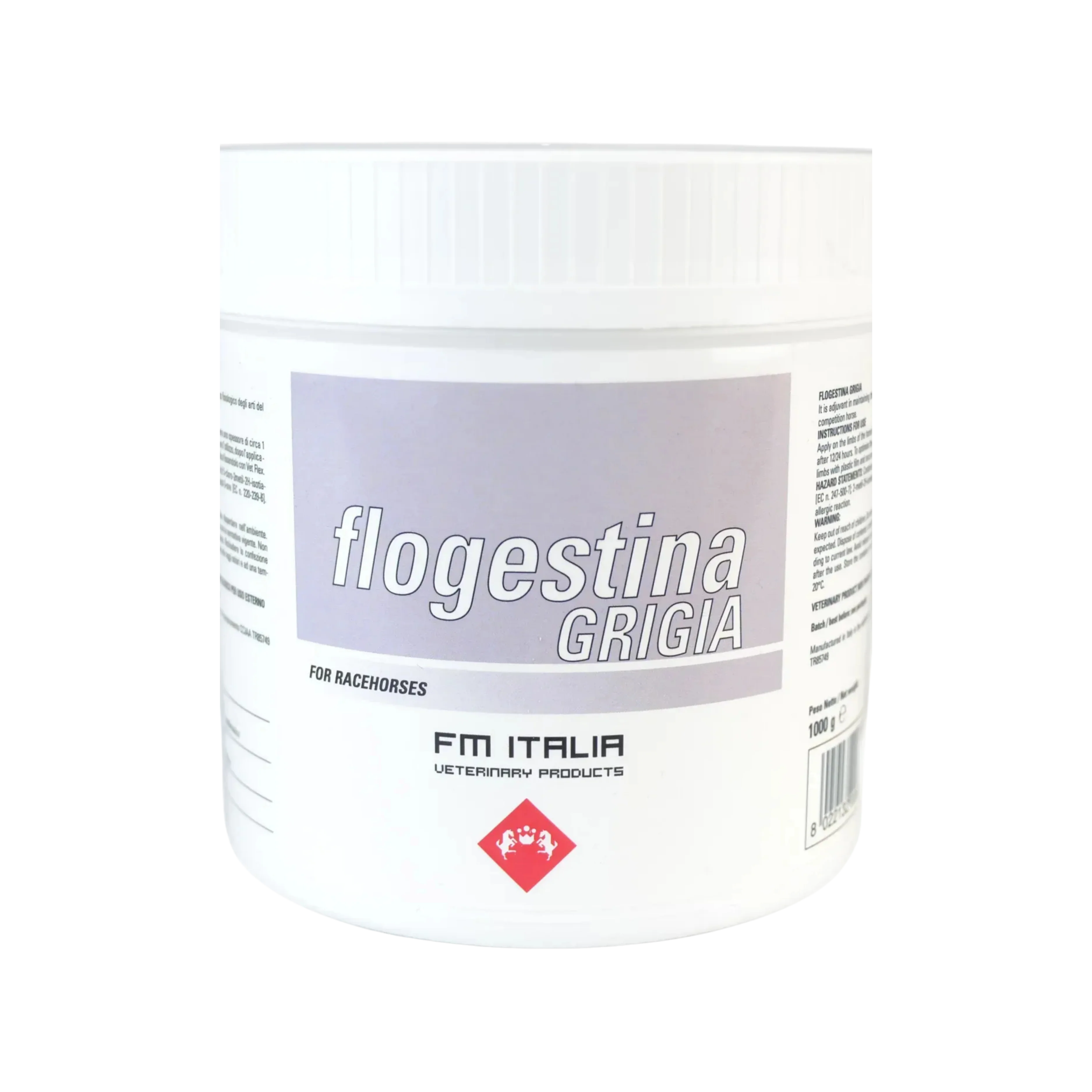 FLOGESTINA GRIGIA 1Kg - Pasta Minerale Per Arti Del Cavallo