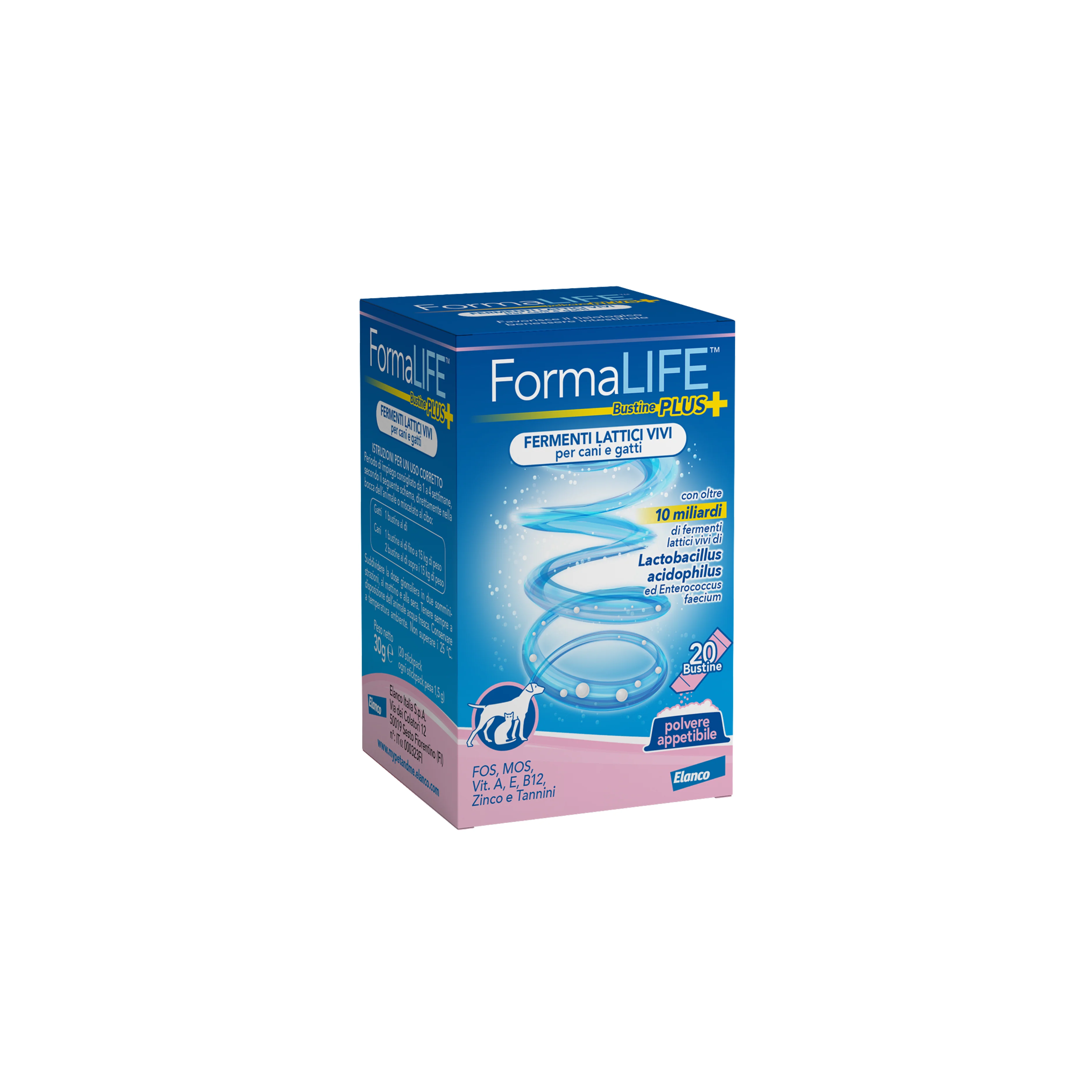 FORMALIFE PLUS BUSTINE - Fermenti Lattici Per Cani e Gatti