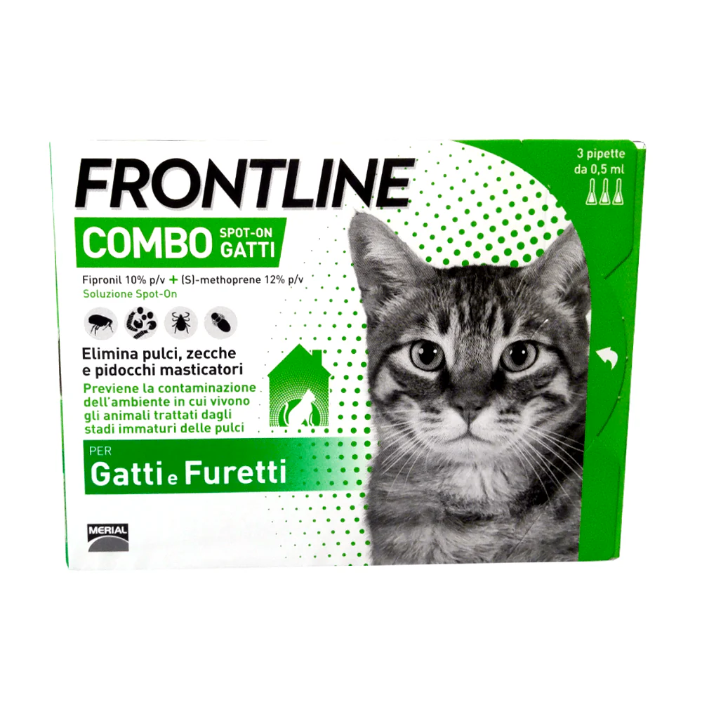 FRONTLINE Combo Gatti 3 Pipette - Difesa Gatti da Parassiti