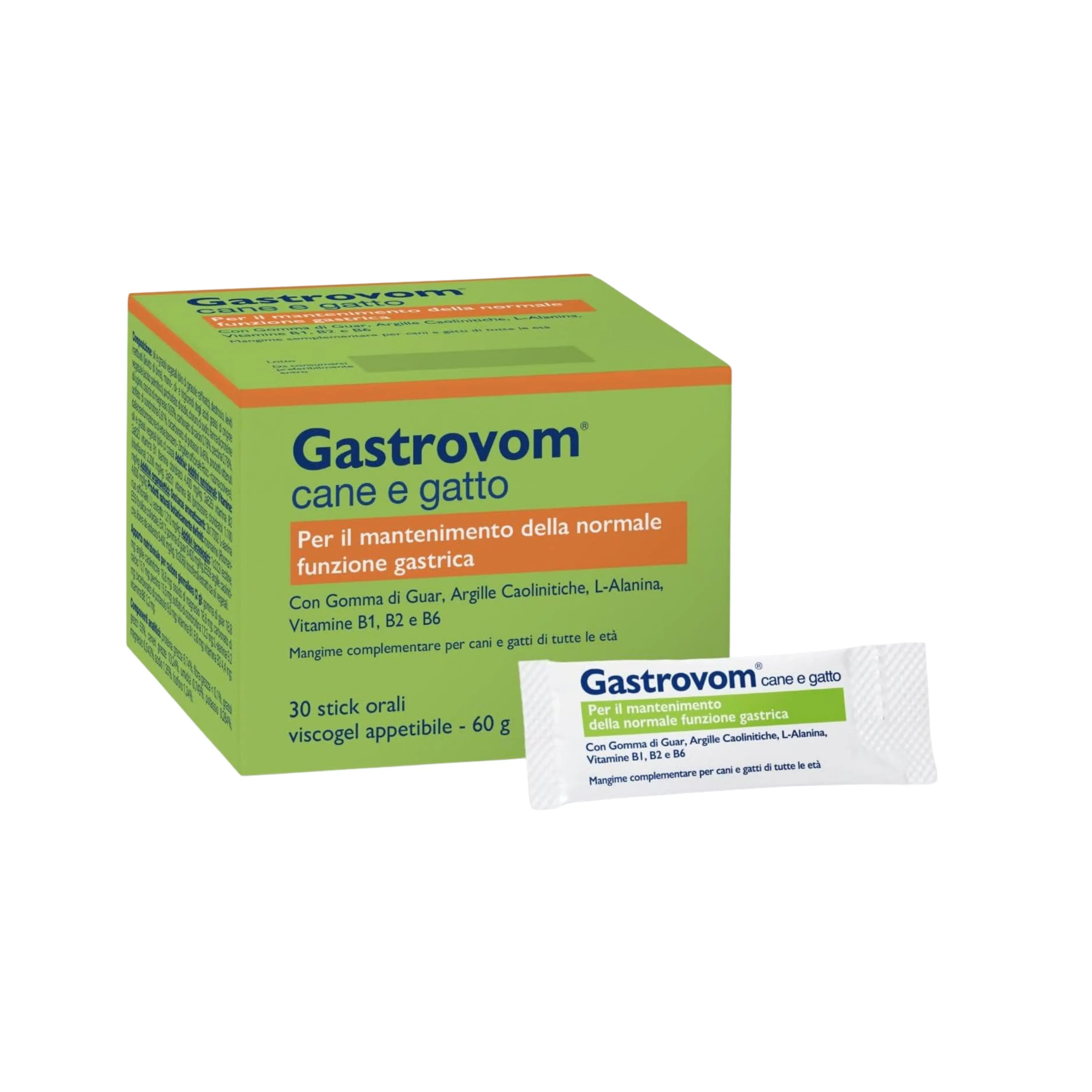 GASTROVOM GEL 30 STICK - Benessere Gastrico per Cani e Gatti