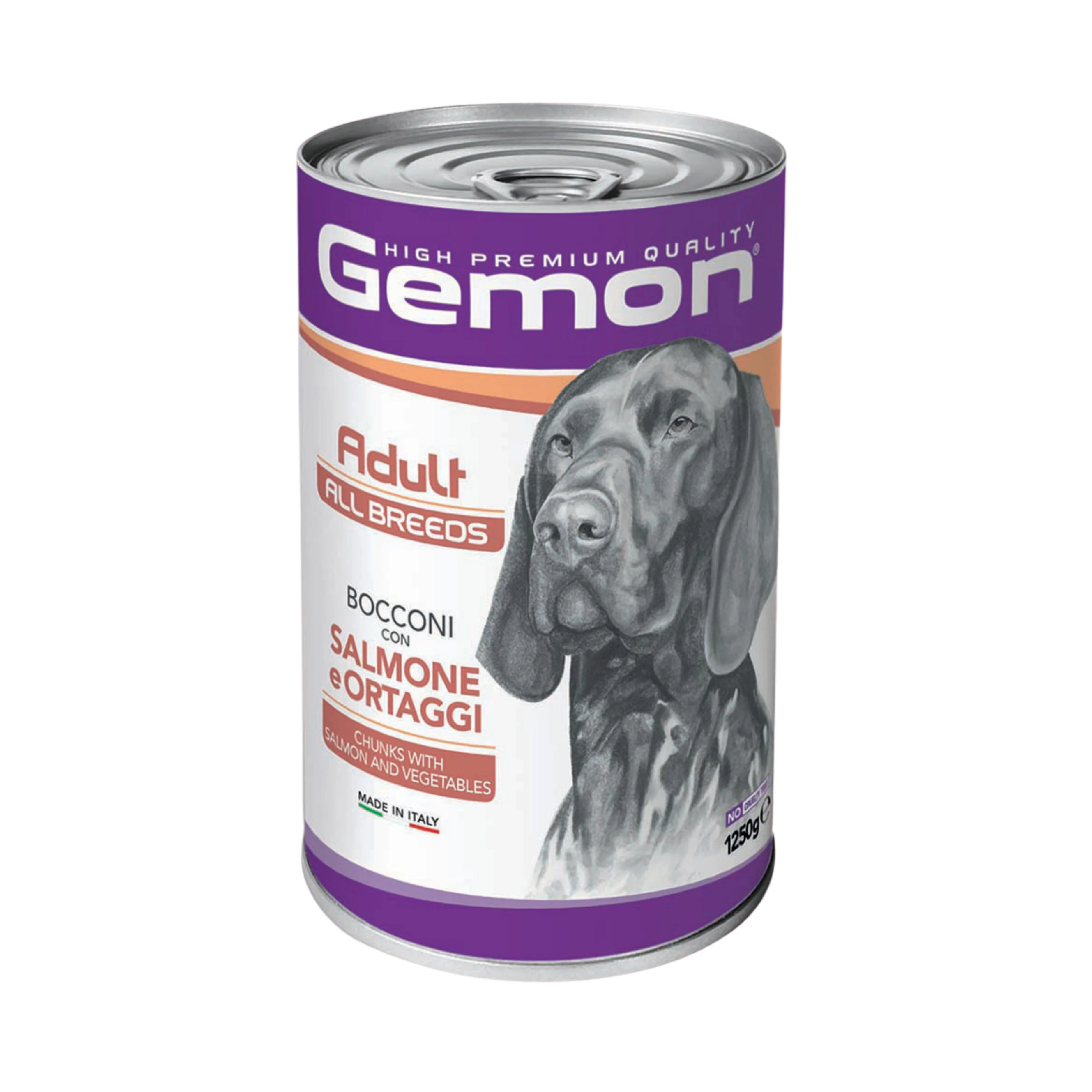 GEMON ADULT MEDIUM BOCCONI SALMONE E RISO 1250g