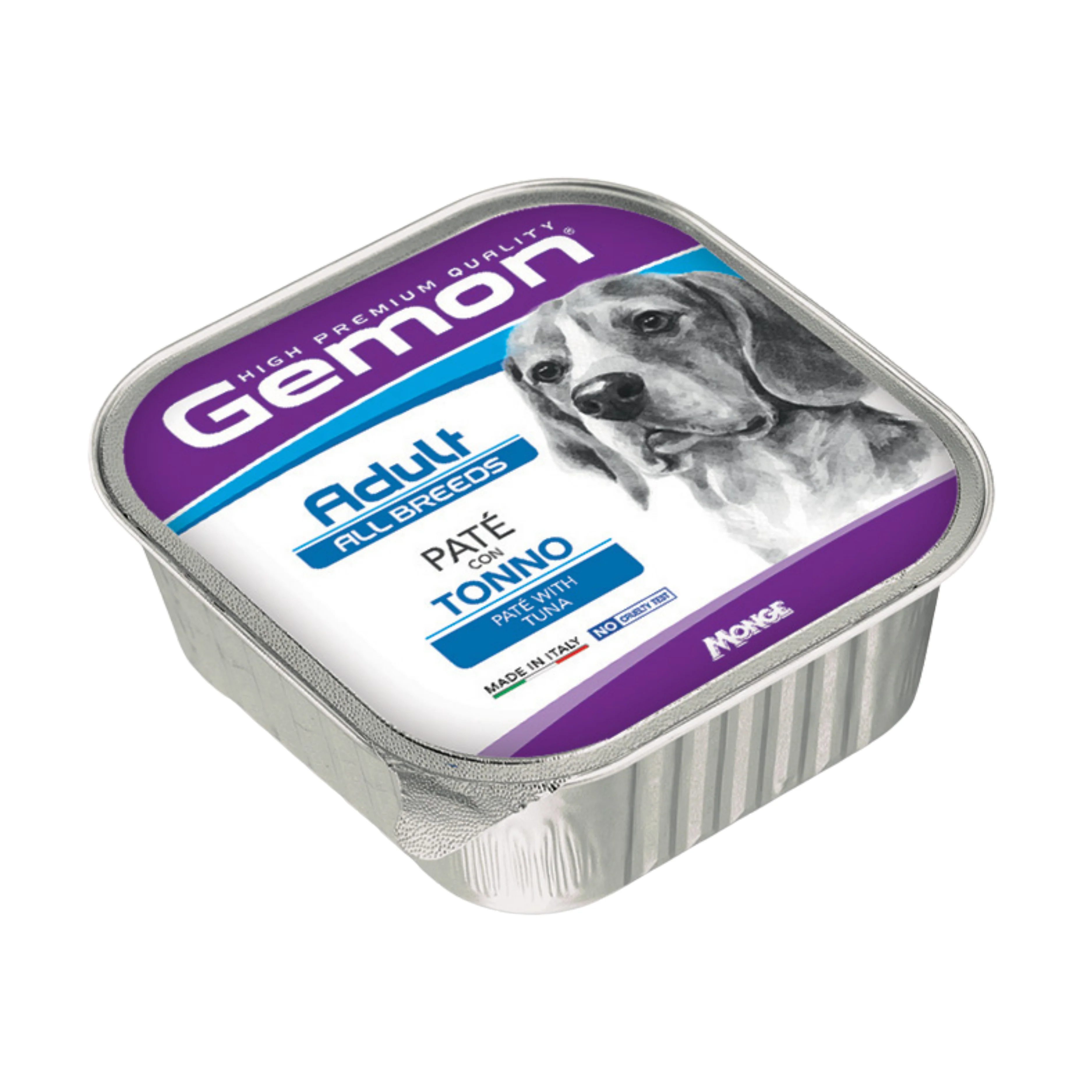 GEMON ALL BREEDS PUPPY AND JUNIOR PATÈ CON TONNO 150g