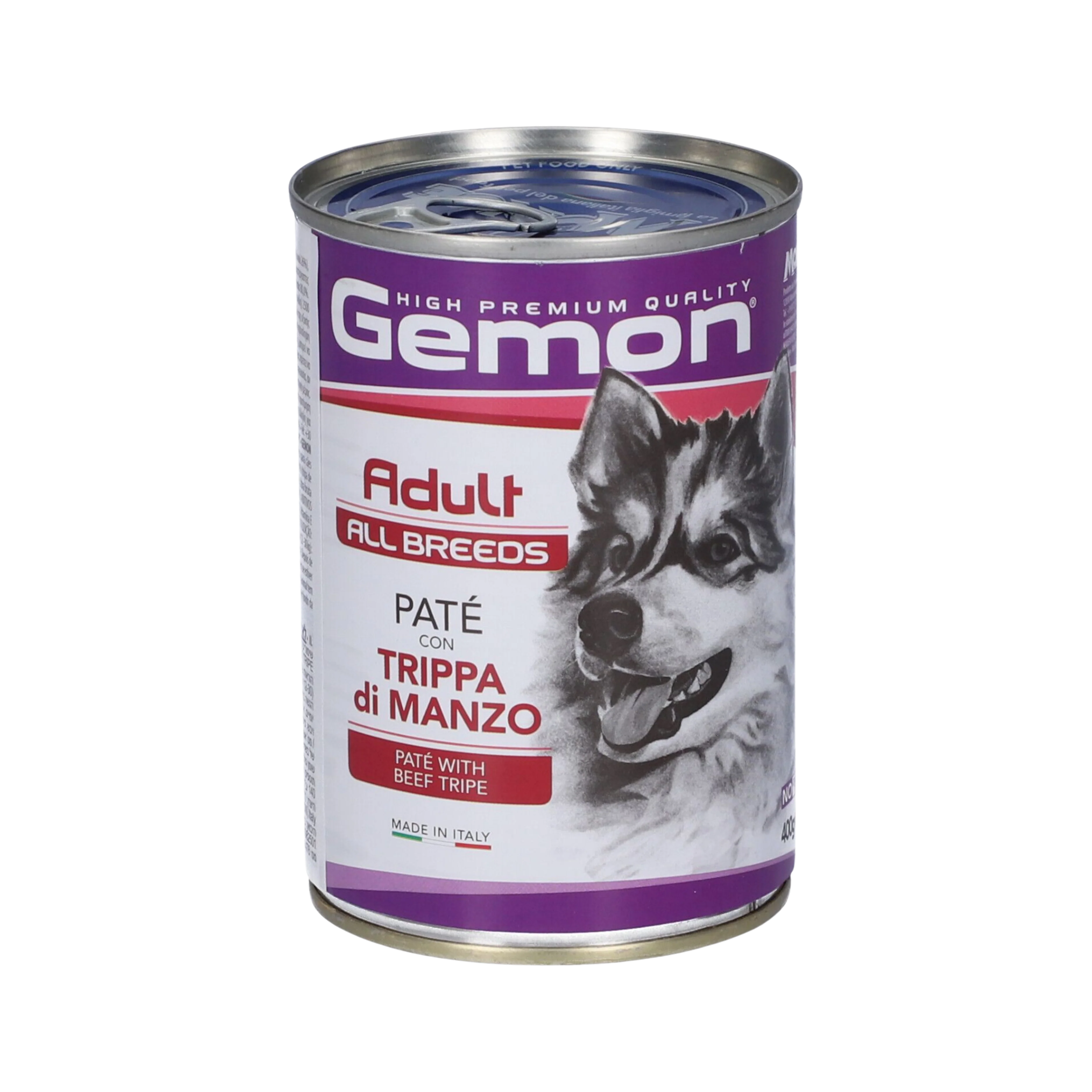 GEMON CANE ADULT ALL BREEDS PATÈ CON TRIPPA DI MANZO 415g