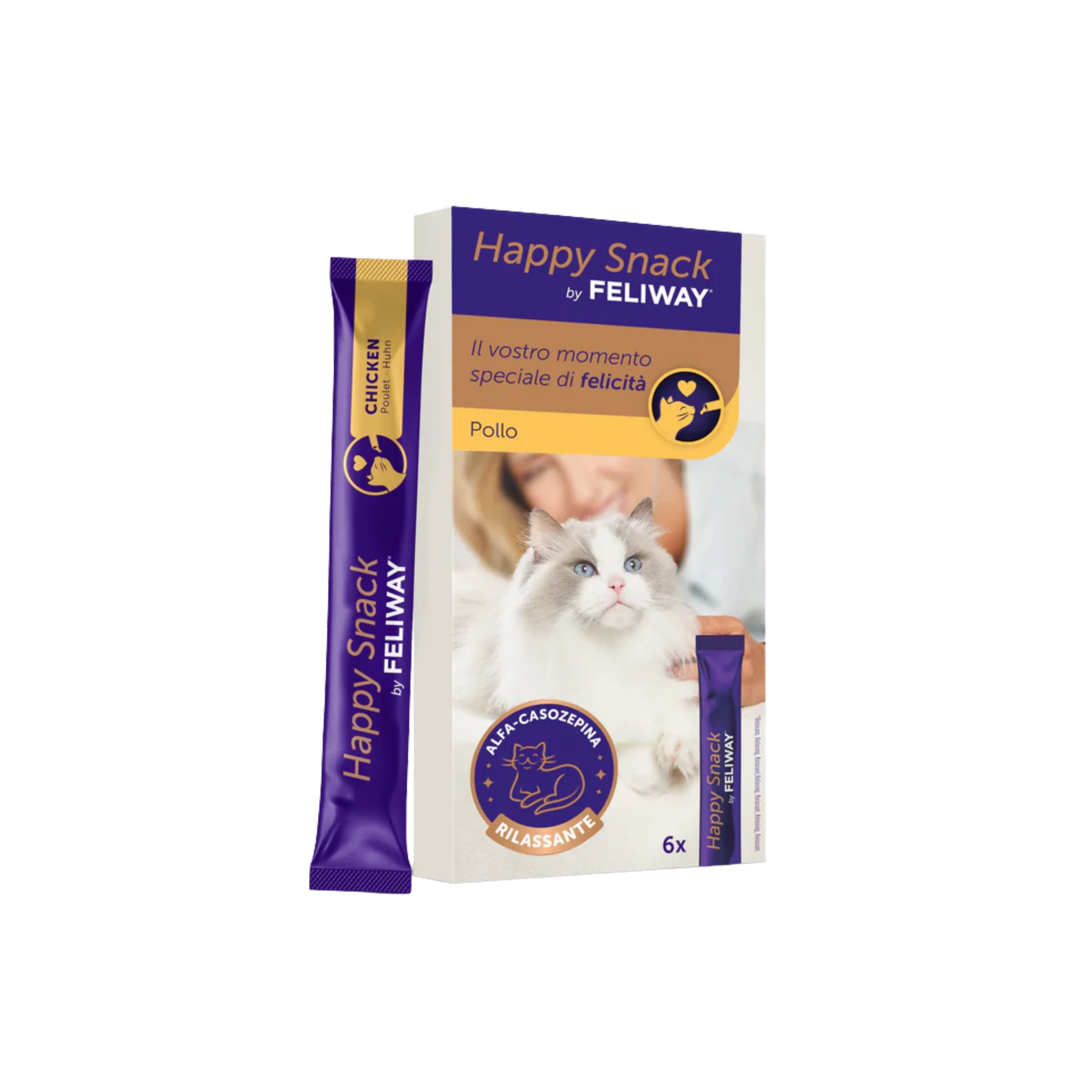 HAPPY SNACK FELIWAY - Snack Relax Gatto