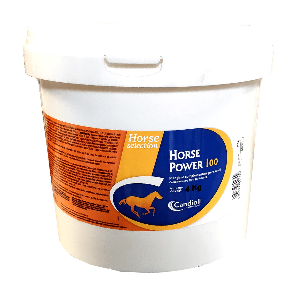 HORSE POWER 100 da 4 Kg – Alimento vitaminico per cavalli