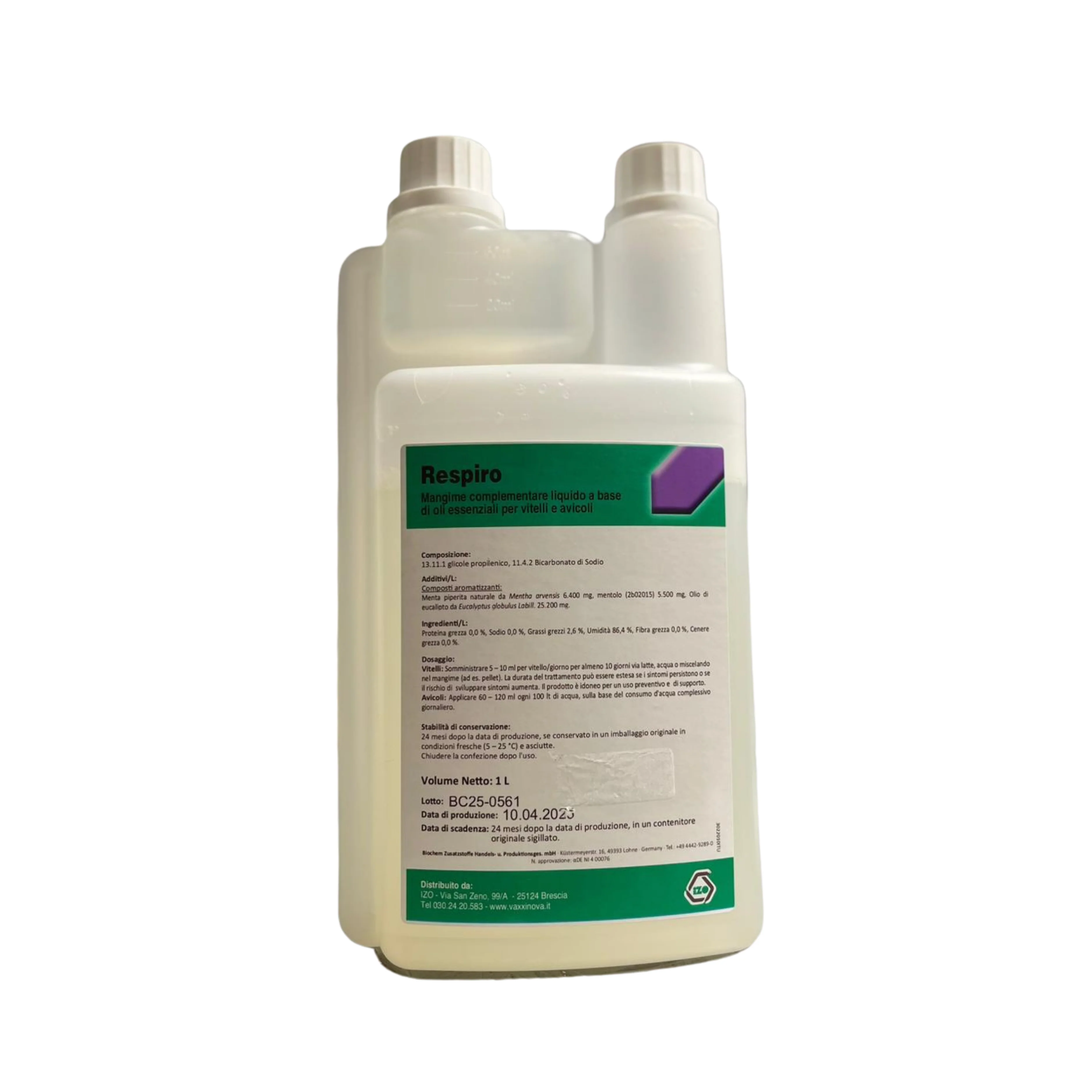 IZO RESPIRO VITELLI E AVICOLI 1l