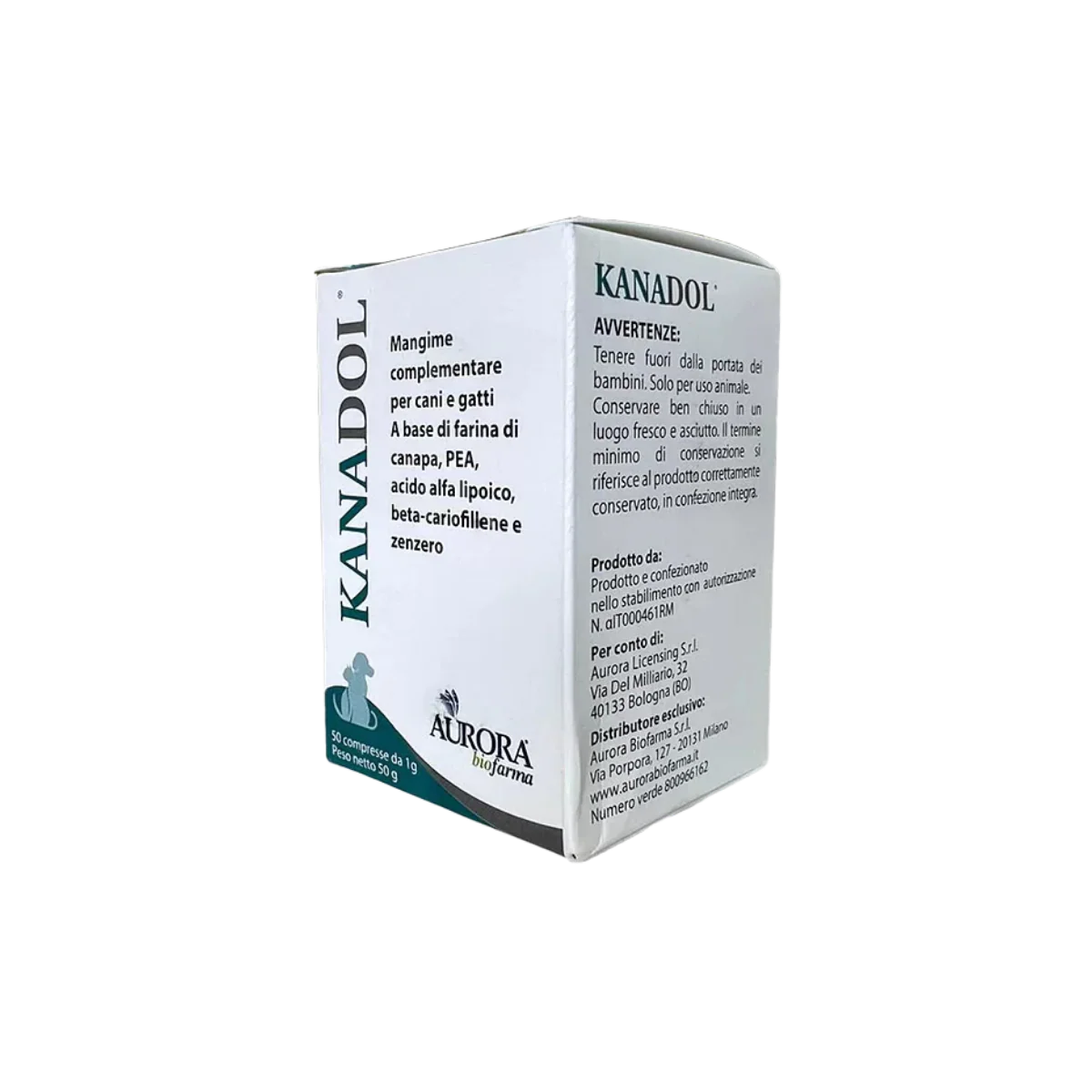 KANADOL 50 cpr - Benessere Cani Per Gatti