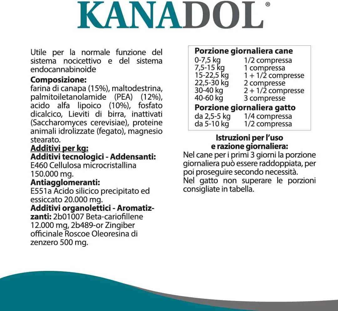 KANADOL 50 cpr - Benessere Cani Per Gatti - Image 6