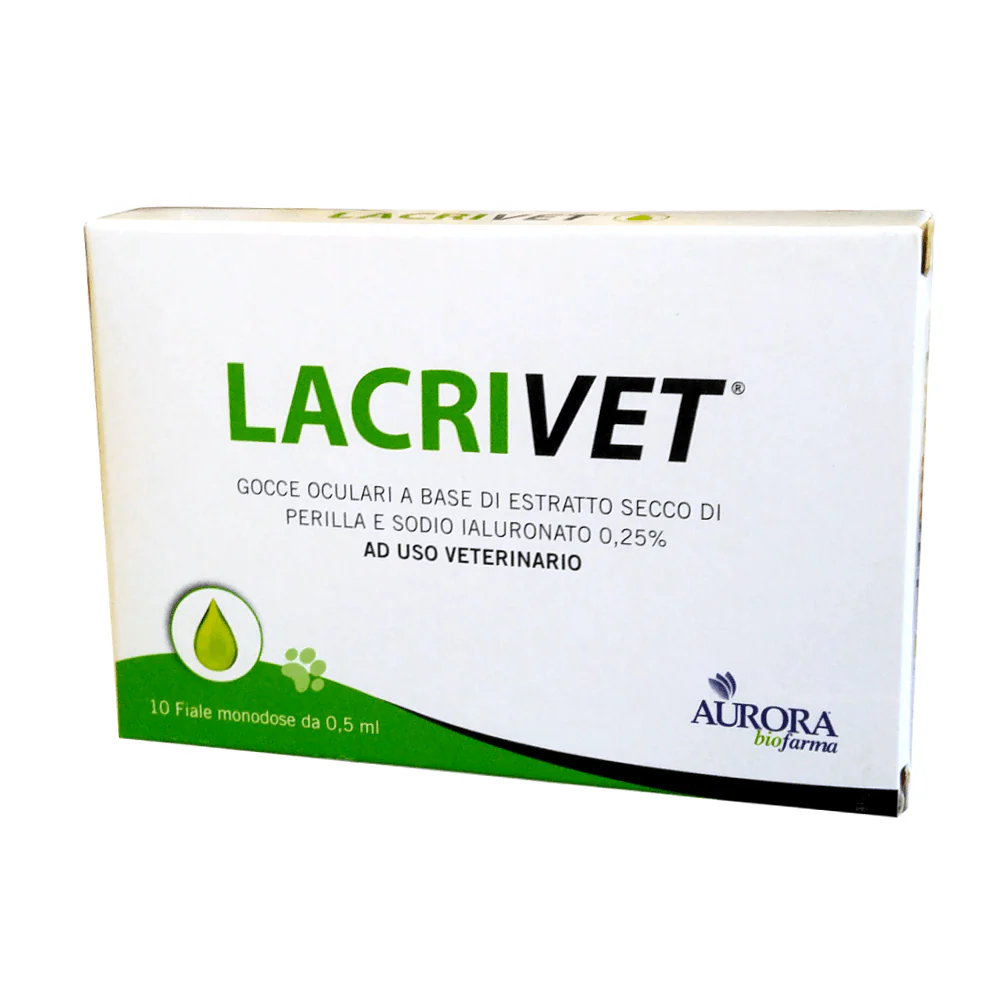 LACRIVET (10 fiale) – Lacrime artificiali per cani e gatti