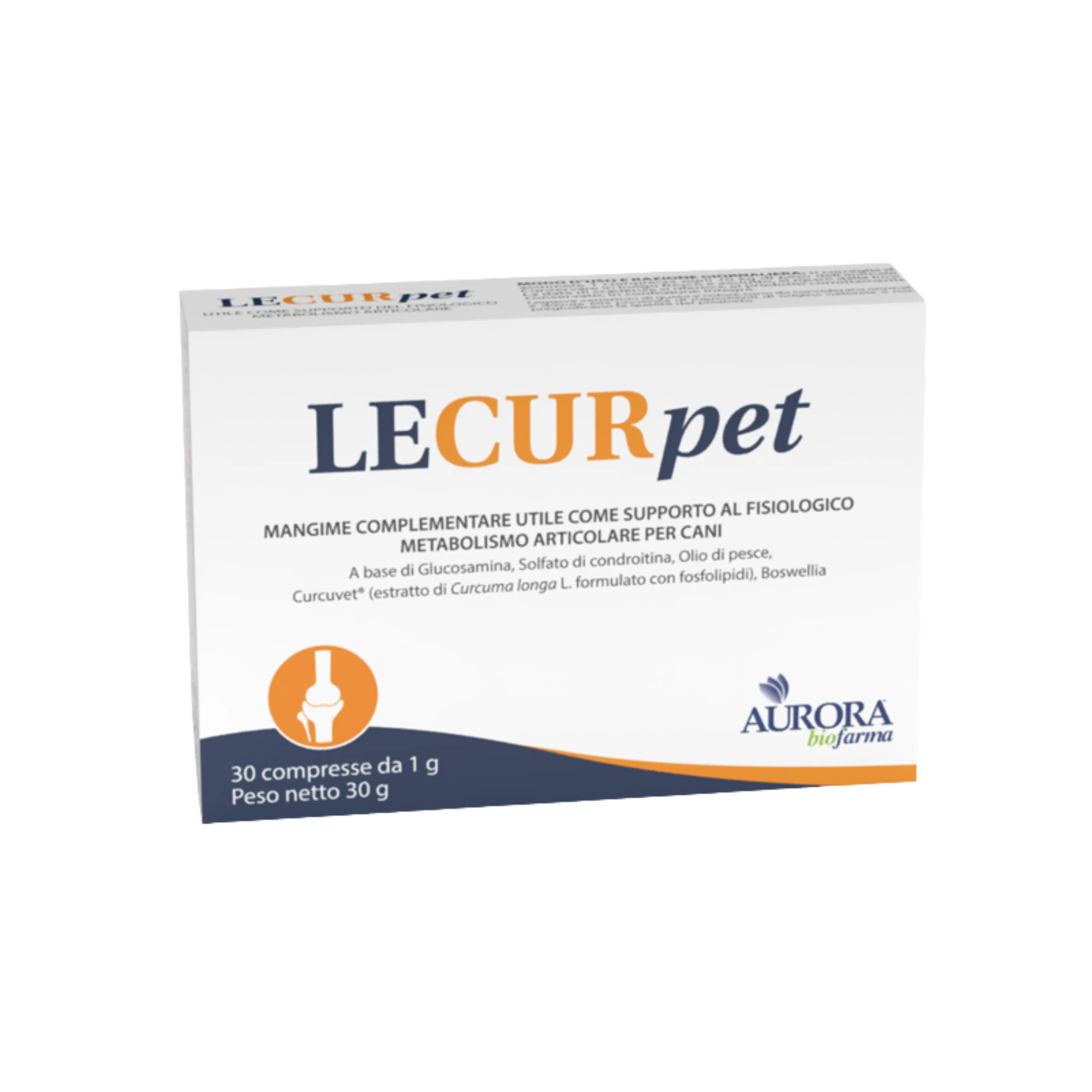 LECURpet 30 cpr - Integratore Per Articolazioni di Cani e Gatti