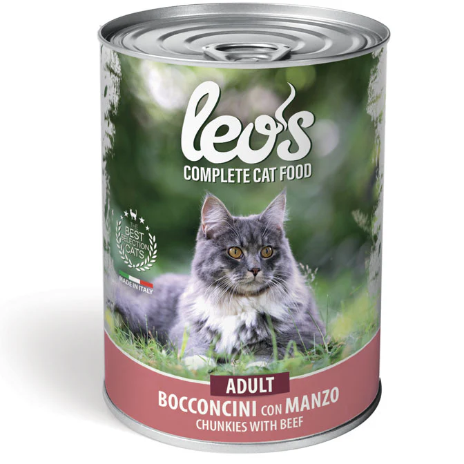LEO'S CAT MANZO 415gr (12pz)