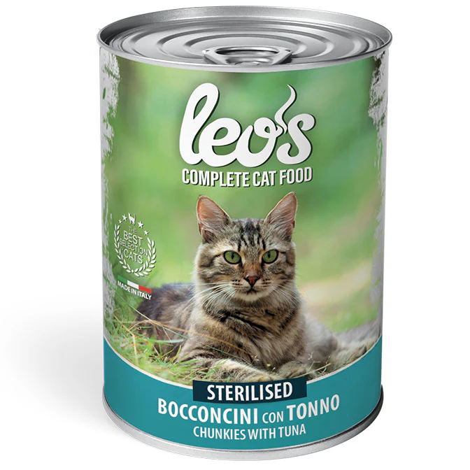 LEO'S CAT STERILISED TONNO 415gr x 12pz