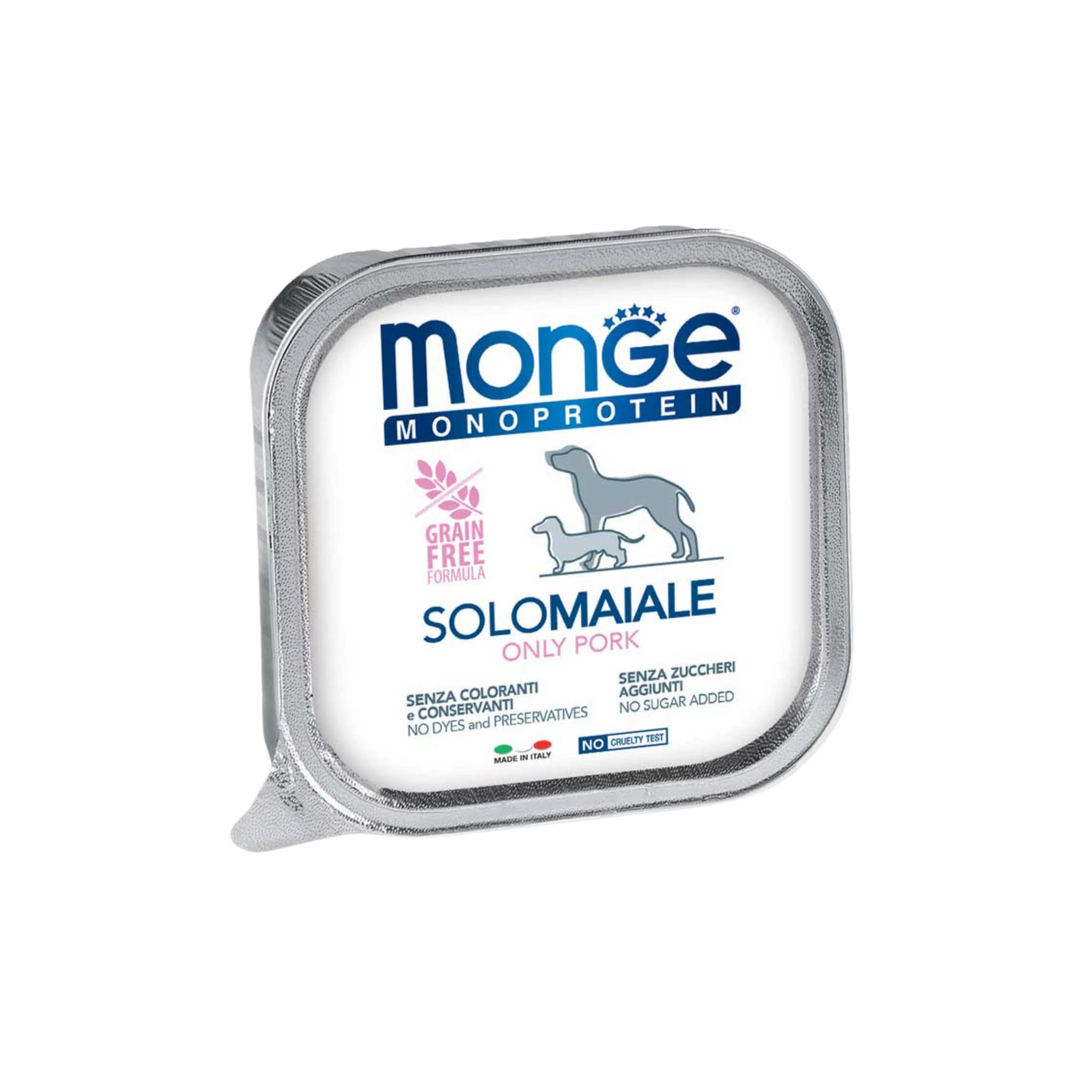 MONGE CANE MONPROTEIN PATE' SOLO MAIALE 150g 12pz