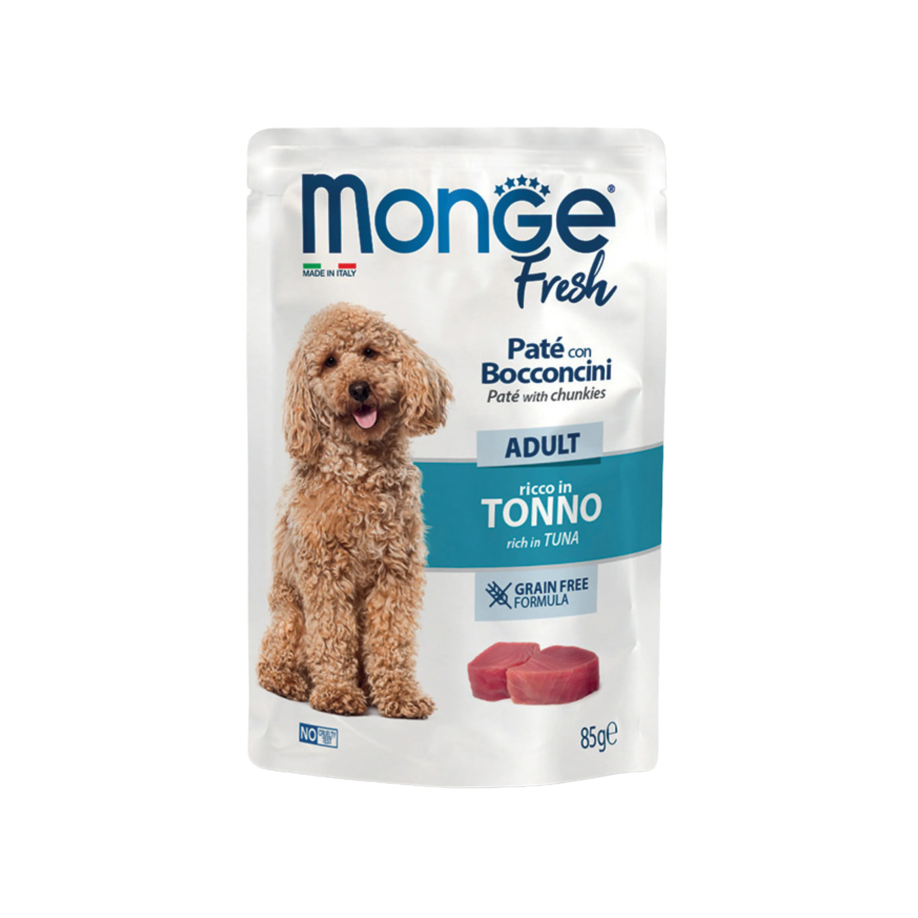 MONGE FRESH CANE ADULT PATÈ TONNO 85g