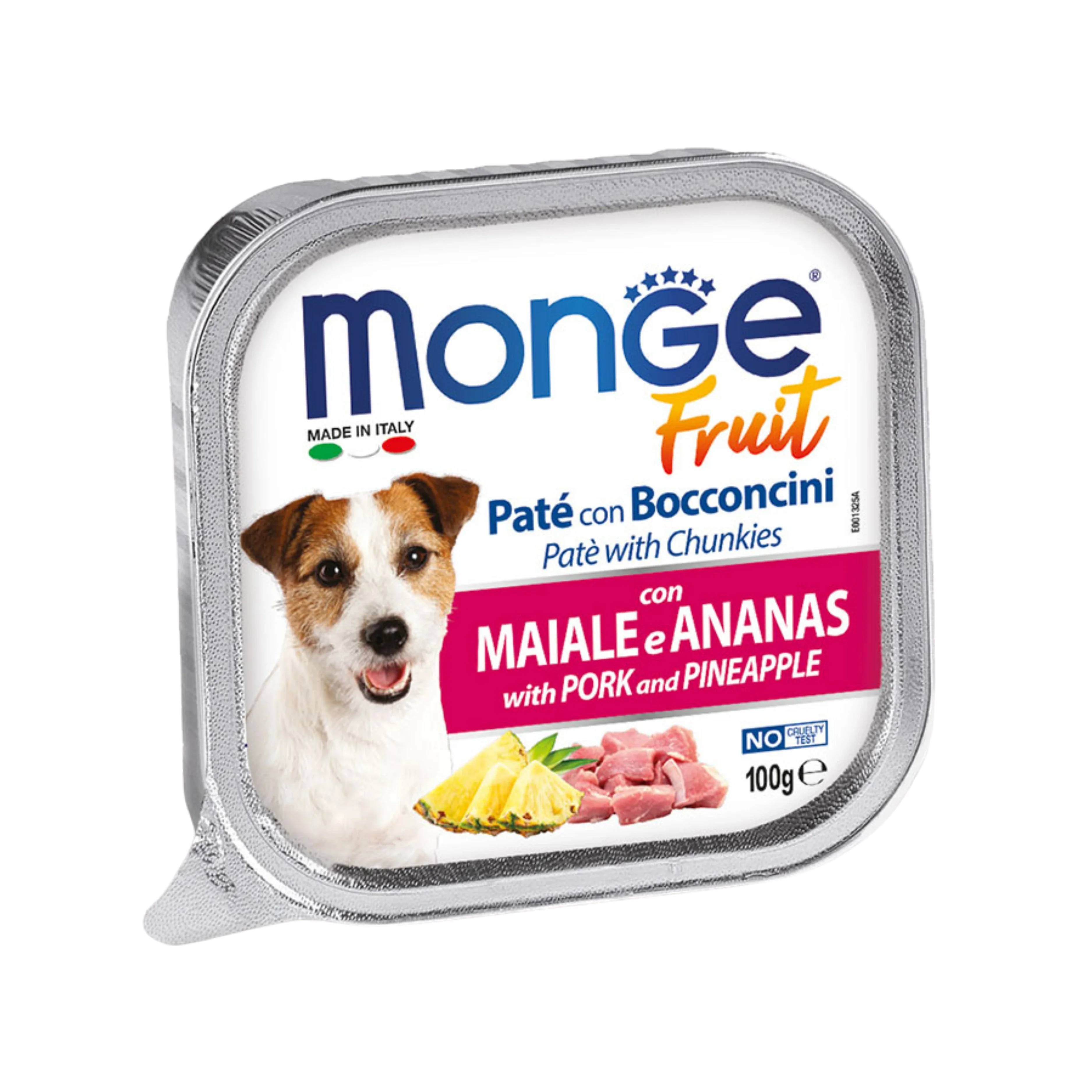 MONGE FRUIT CANE MAIALE E ANANAS 100g (10pz)