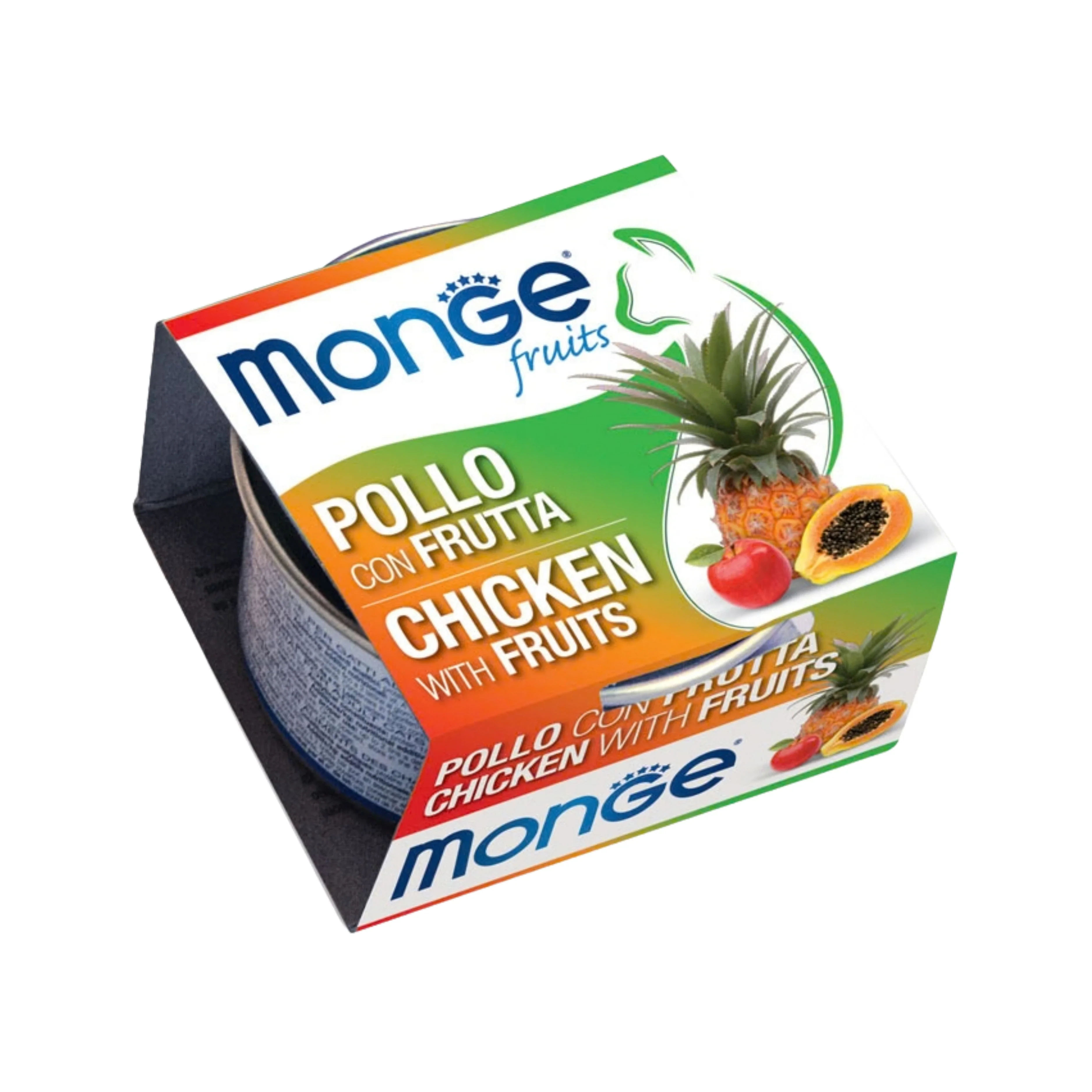 MONGE FRUIT GATTO POLLO E FRUTTA 80g (12pz)