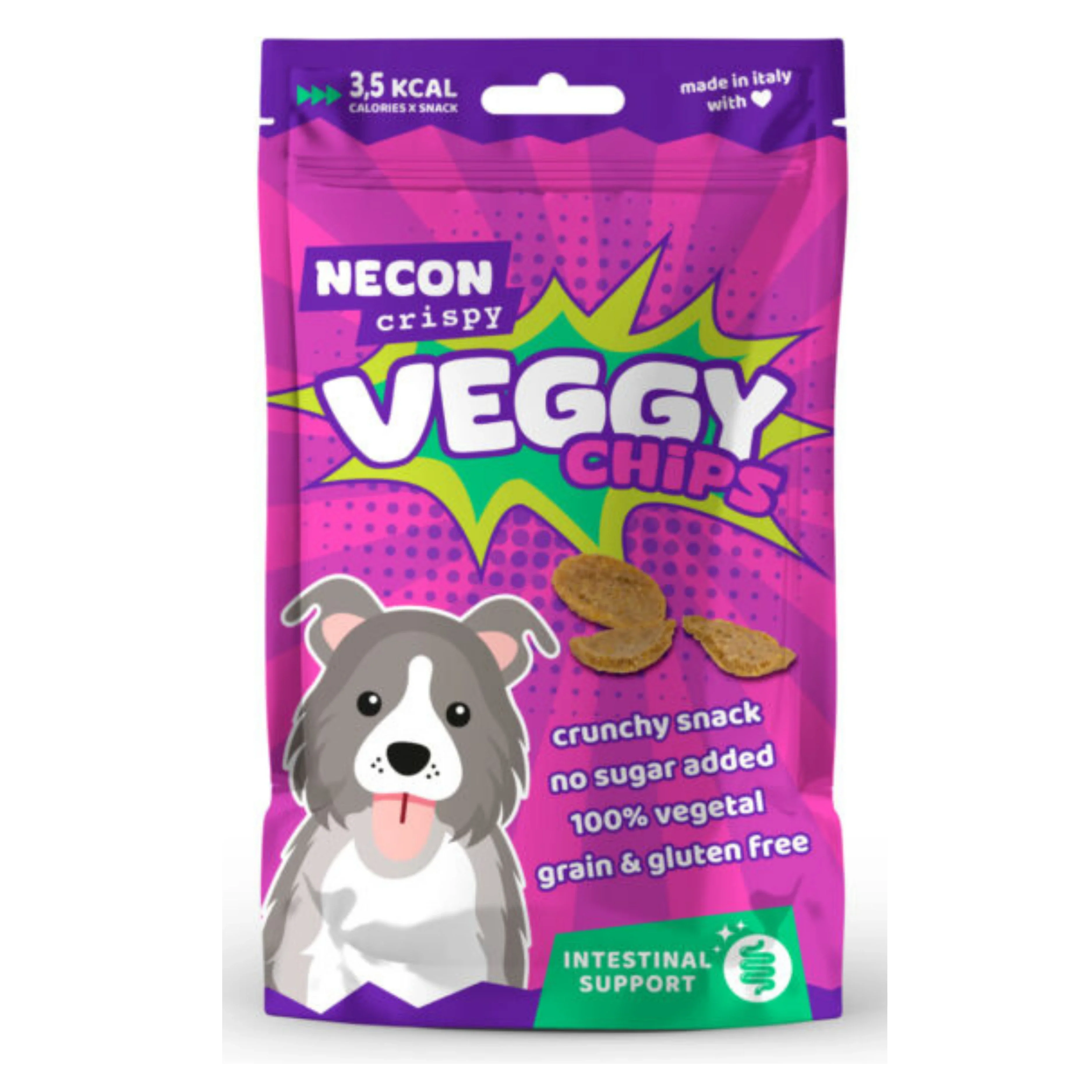 NECON CRISPY VEGGY CHIPS INTESTINAL CANE