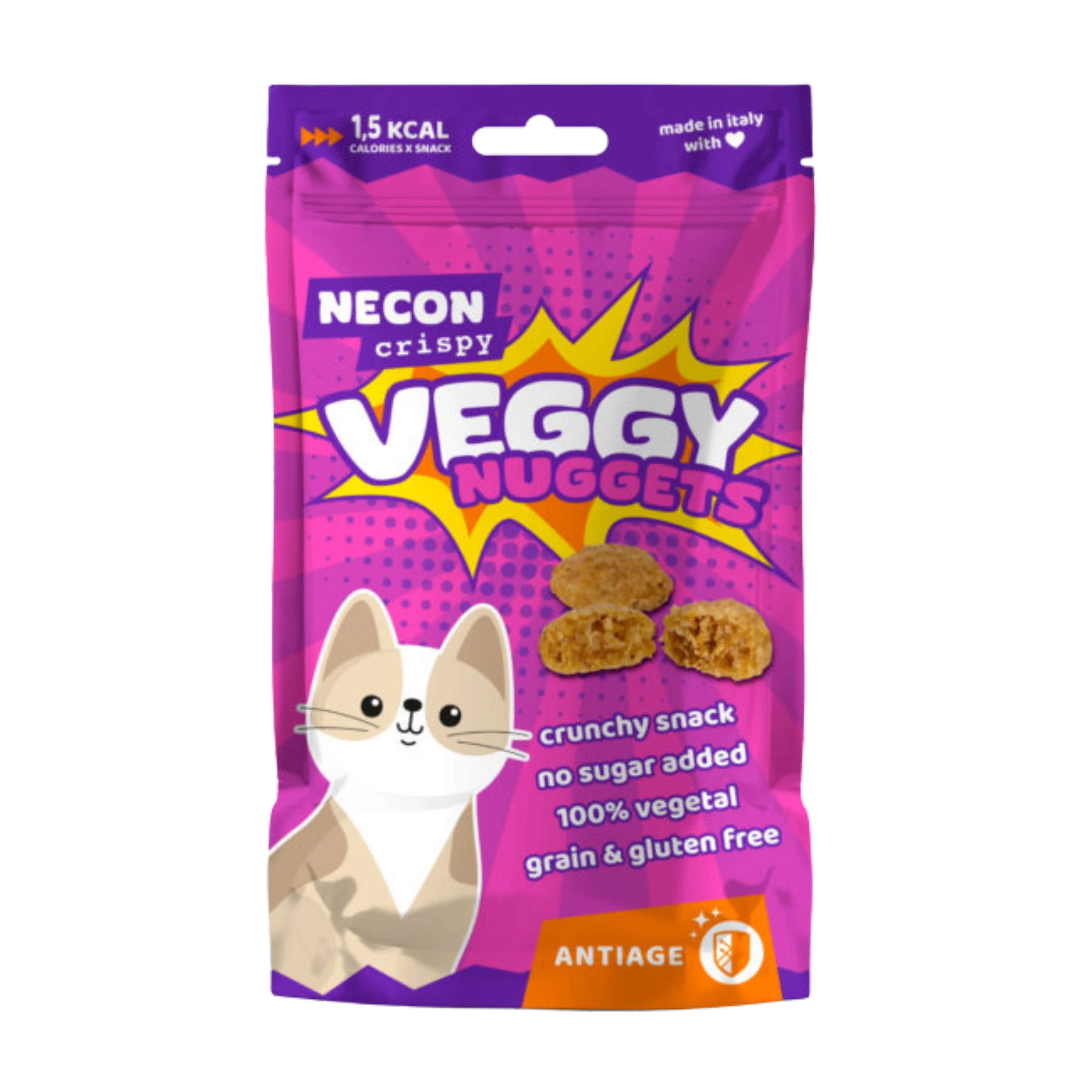 NECON CRISPY VEGGY NUGGETS ANTIAGE GATTO