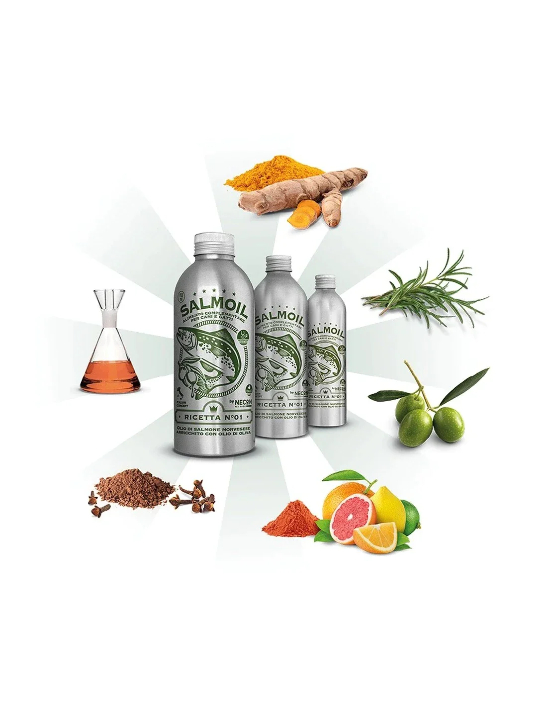NECON SALMOIL RICETTA 1 500 ml - Benessere Renale - Image 3