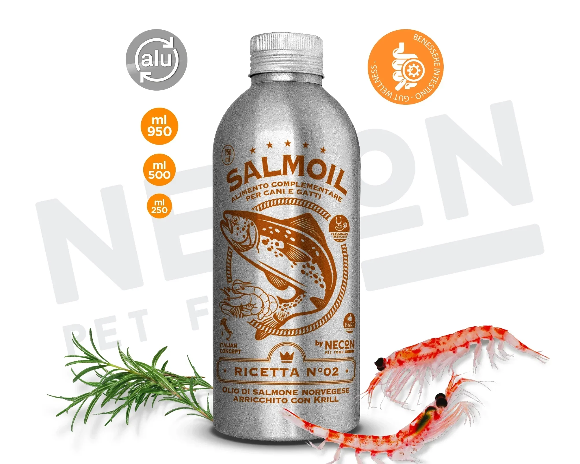 NECON SALMOIL RICETTA 2 950 ml - Benessere Intestinale - Image 3