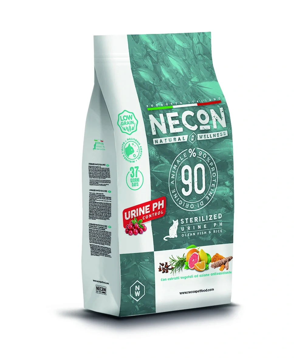 NECON STERILIZED URINE PH PESCE E RISO 1,5 Kg - Supporto per le vie urinarie