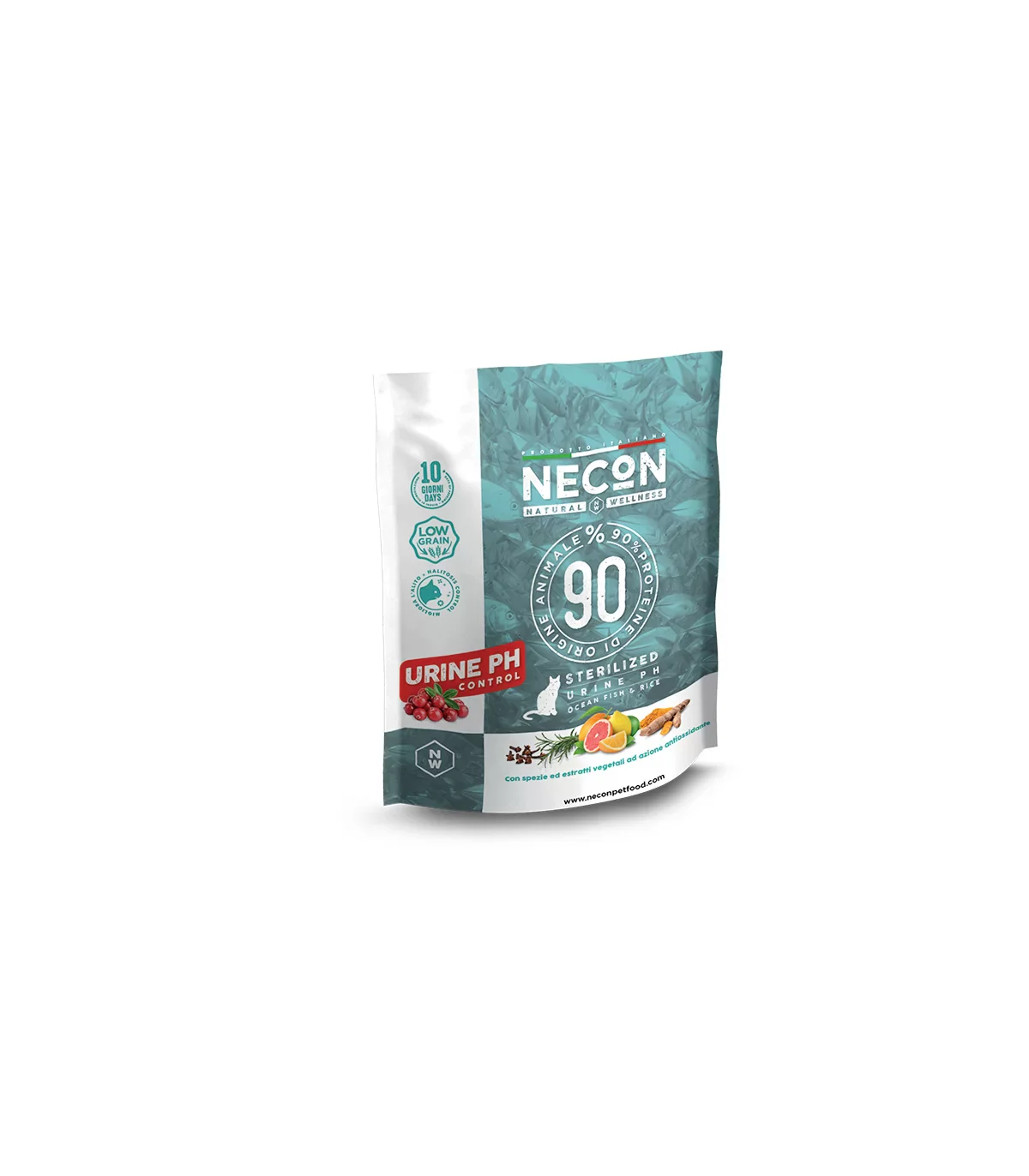 NECON STERILIZED URINE PH PESCE E RISO 400 g - Supporto per le vie urinarie