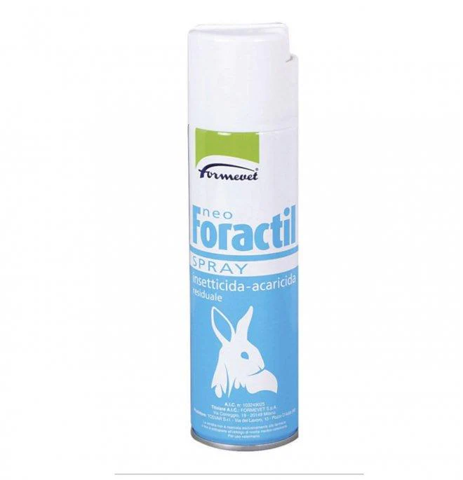 NEO FORACTIL CONIGLI (250 ml) – Protezione insetticida per conigli