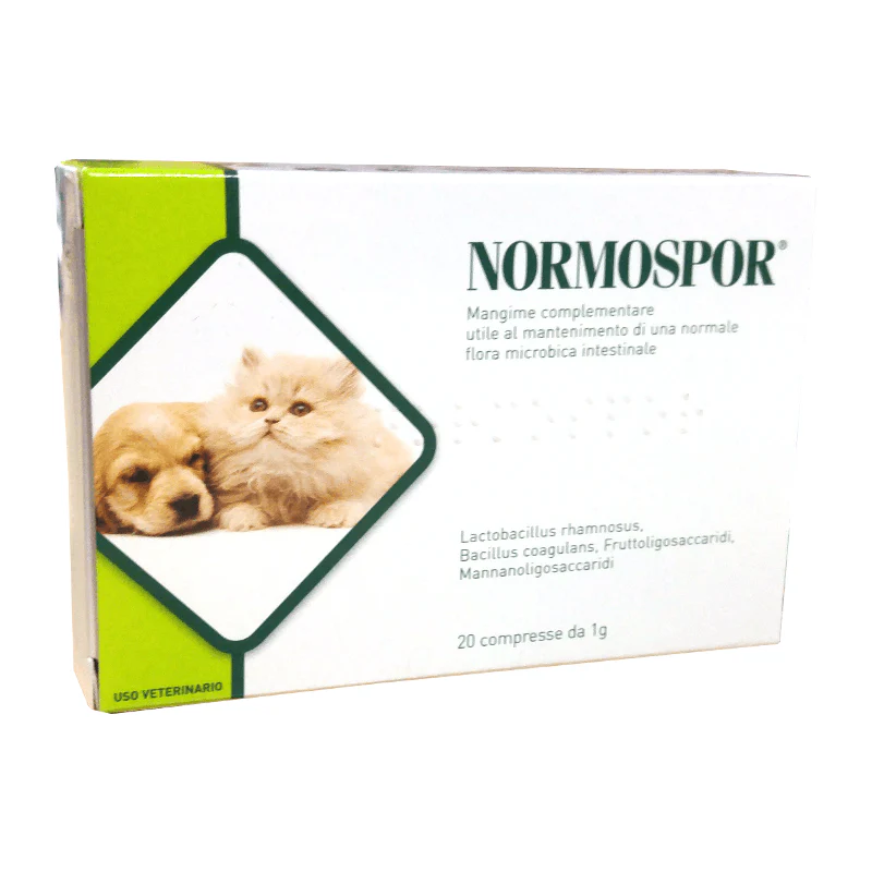NORMOSPOR 20 cpr - Sostegno per la flora intestinale