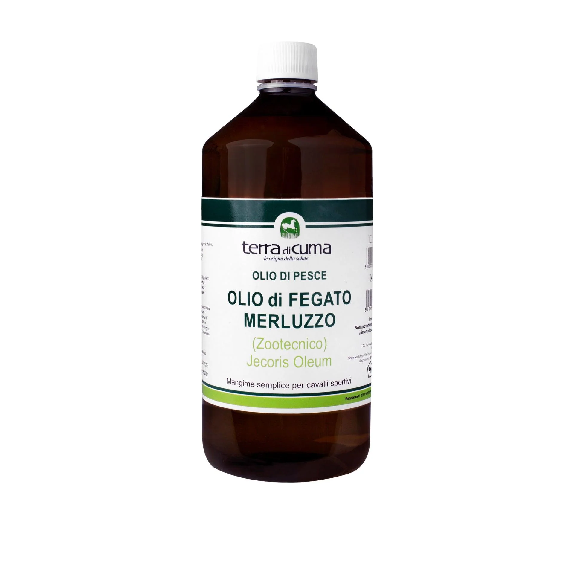 OLIO DI FEGATO DI MERLUZZO 1 lt – Integratore completo per animali