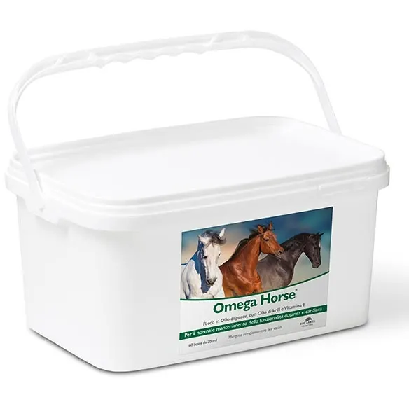 OMEGA HORSE 60 buste da 35 ml - Per il normale mantenimento della funzionalità cutanea e cardiaca