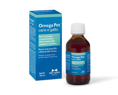 OMEGA PET 100 ml - Supporto per il normale mantenimento della funzionalità cutanea e cardiaca