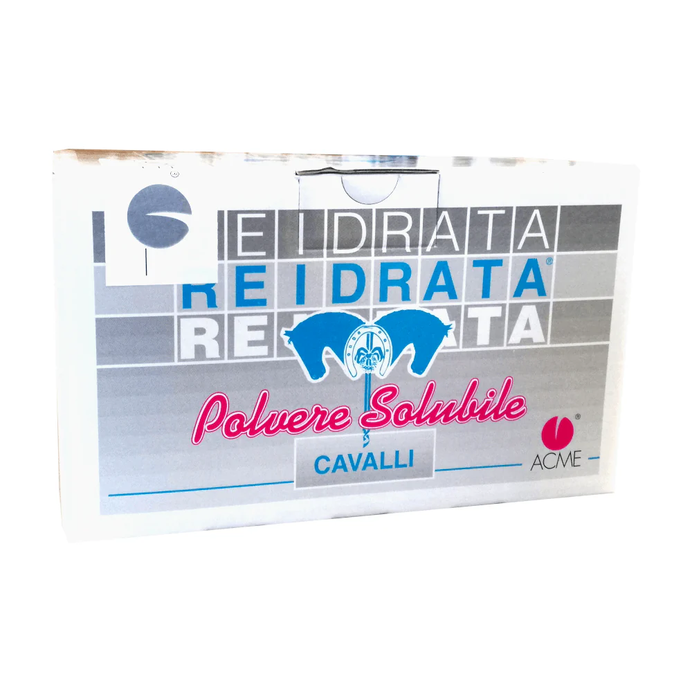 REIDRATA (25 buste da 40 gr) – Integratore elettrolitico per cavalli