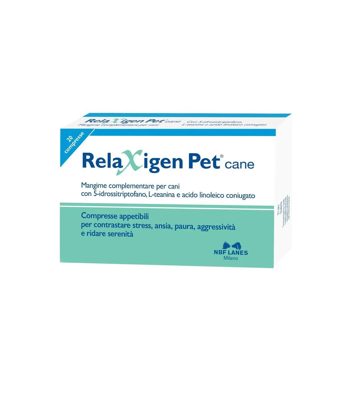 RELAXIGEN PET CANE (20 cpr) – Contro stress, ansia e paura