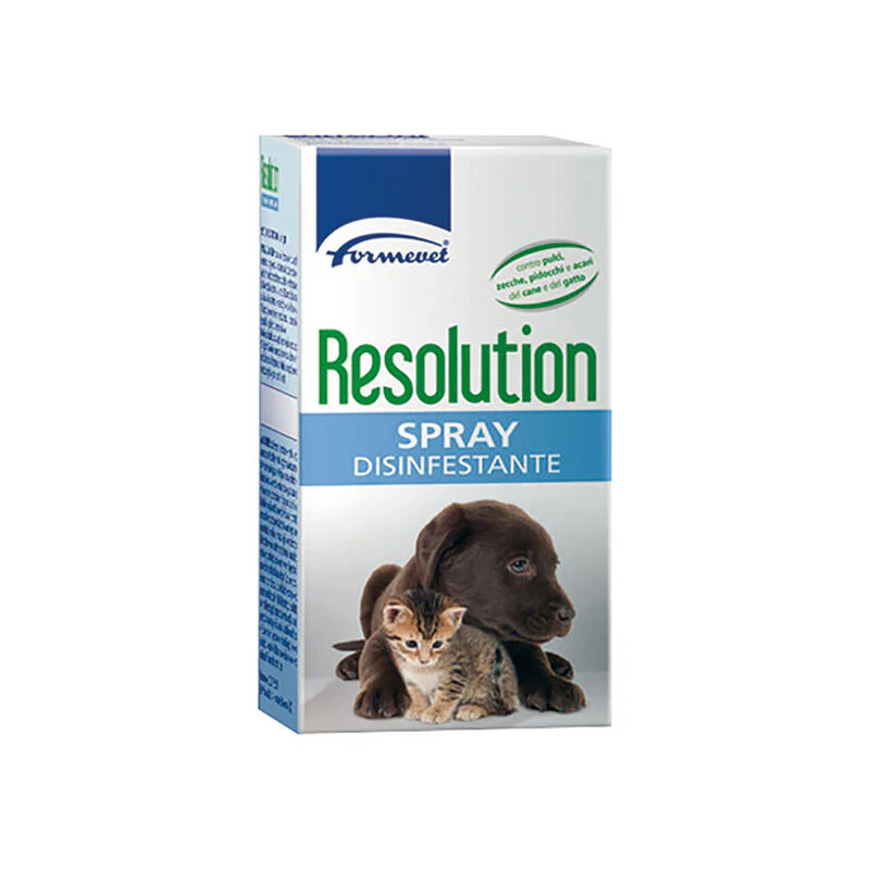RESOLUTION SPRAY 250 ml - Spray Antiparassitario Per Cani e Gatti