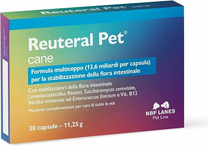 REUTERAL PET CANE 30 cpr - Salute Intestinale per il Tuo Cane