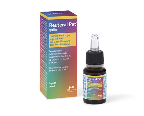 REUTERAL PET GATTO 10 ml - Salute Intestinale per il Tuo Gatto