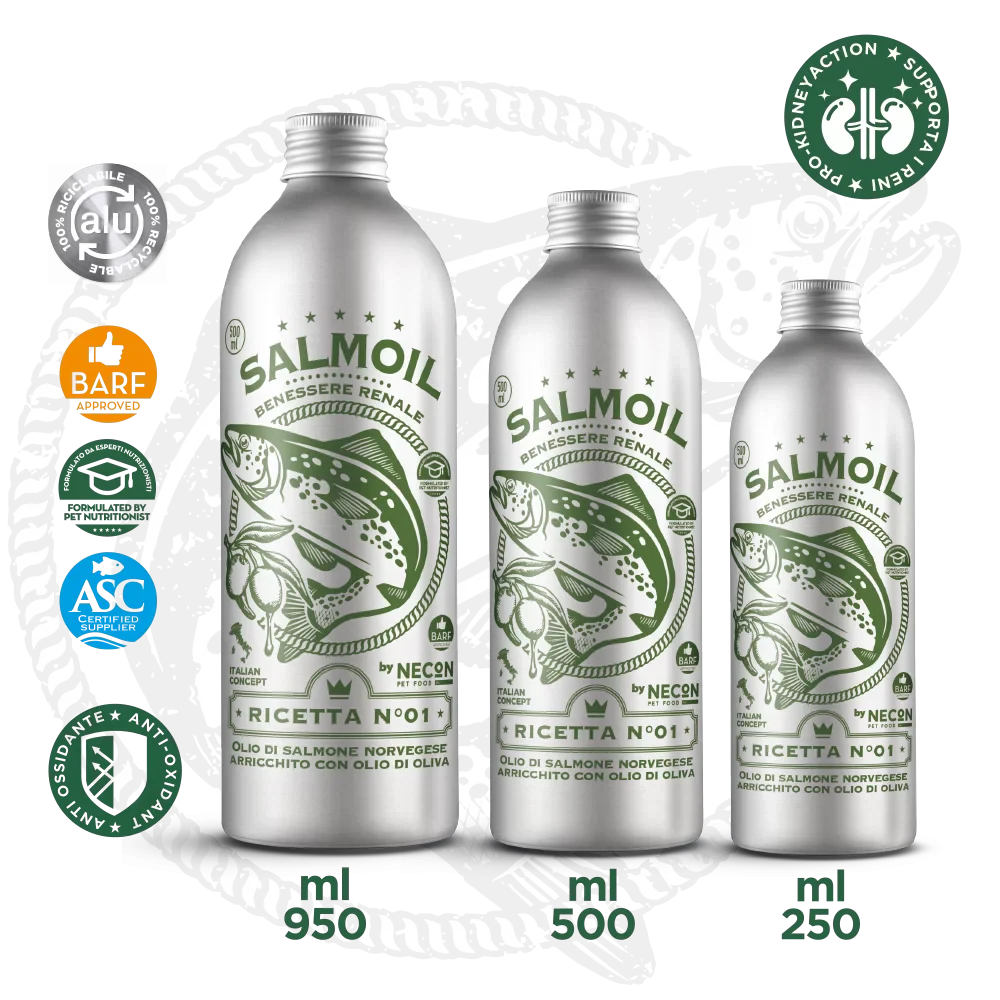 NECON SALMOIL RICETTA 1 250 ml - Benessere Renale - Image 2