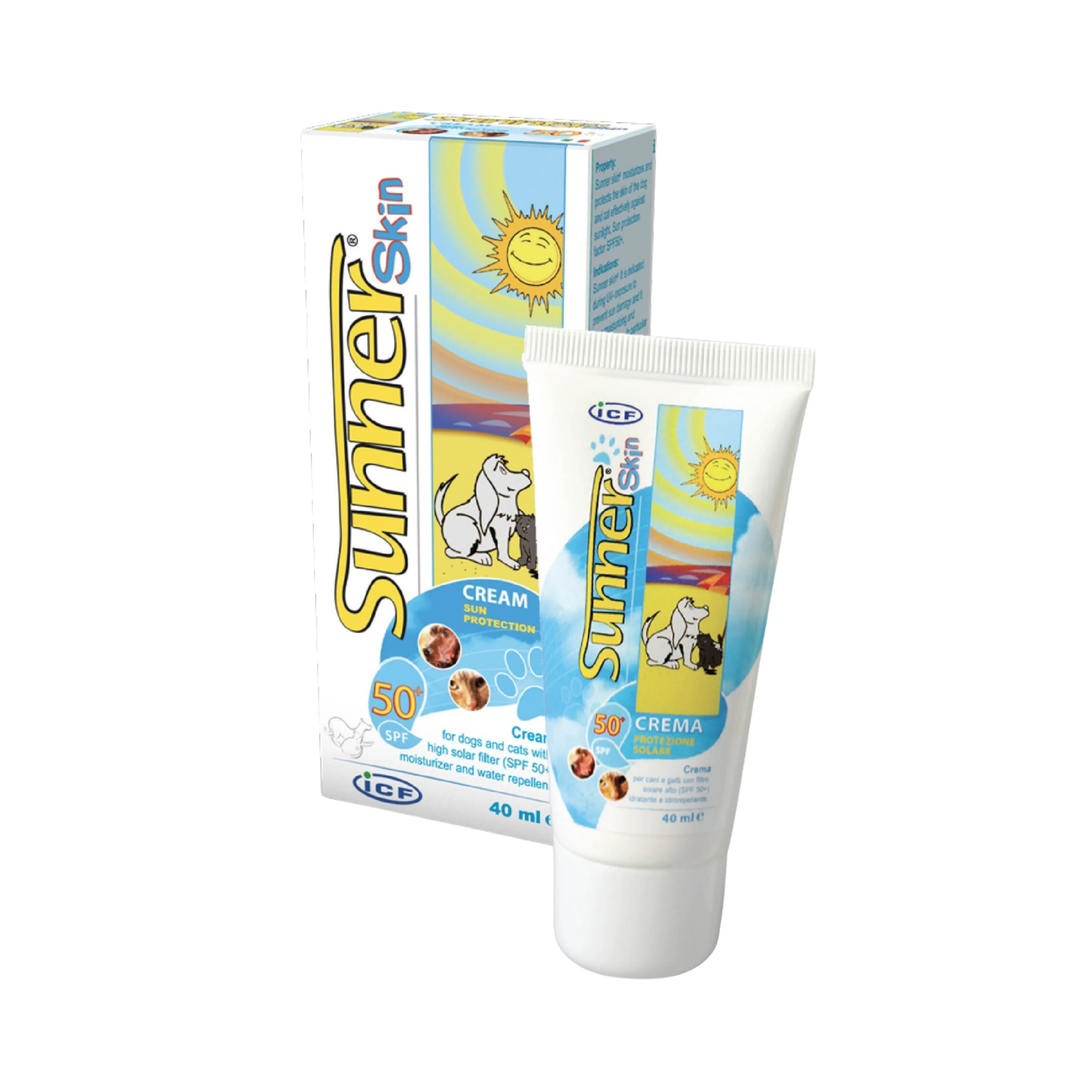 SUNNER SKIN - Crema Solare Per Cani e Gatti