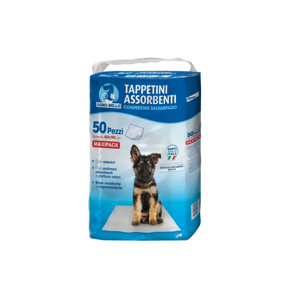 ELANCO TAPPETINI SANO&BELLO 60×90 cm - Igiene Su Misura Per Cani