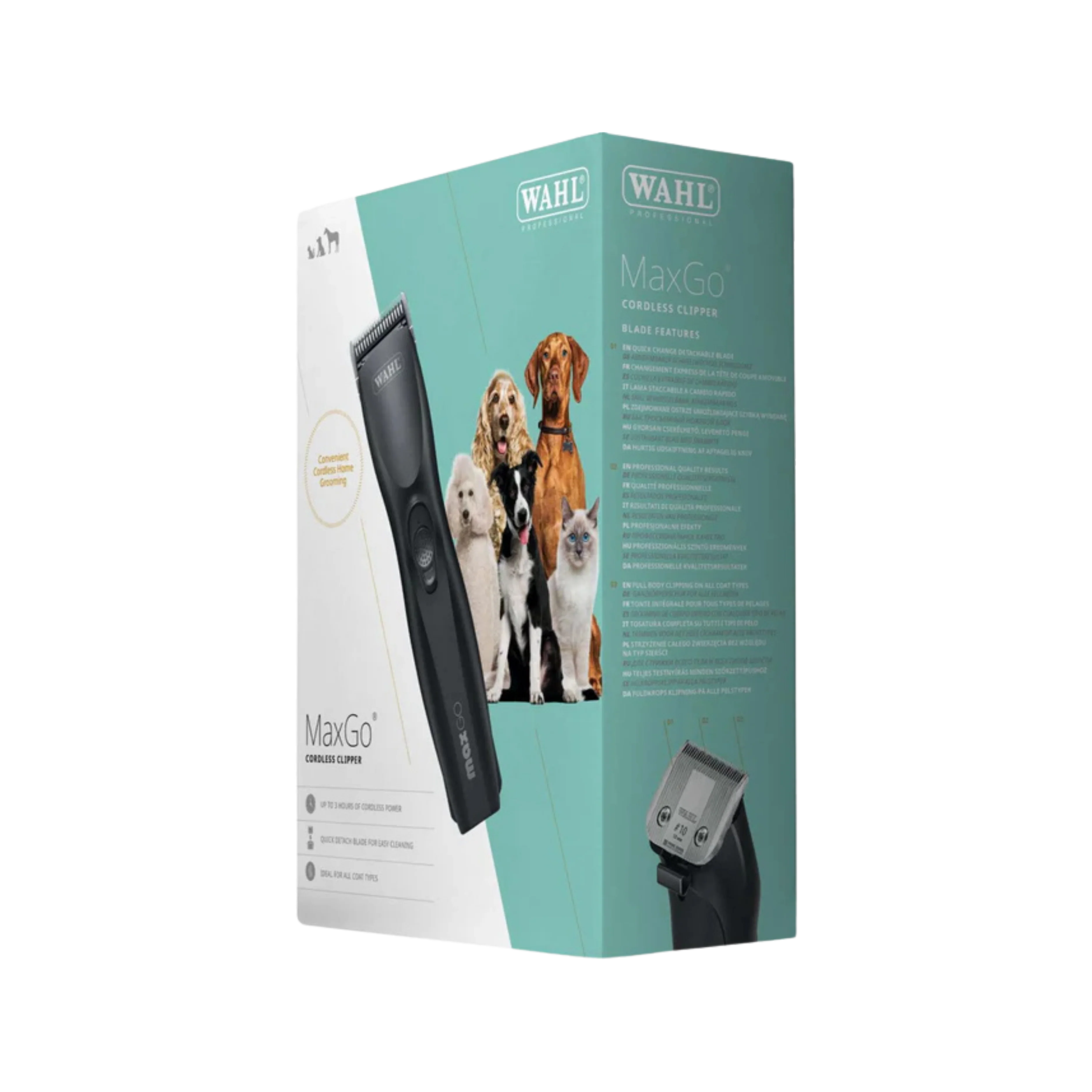 WAHL MAXGO TOSATRICE A BATTERIA - Per la Tosatura di Cani e Gatti
