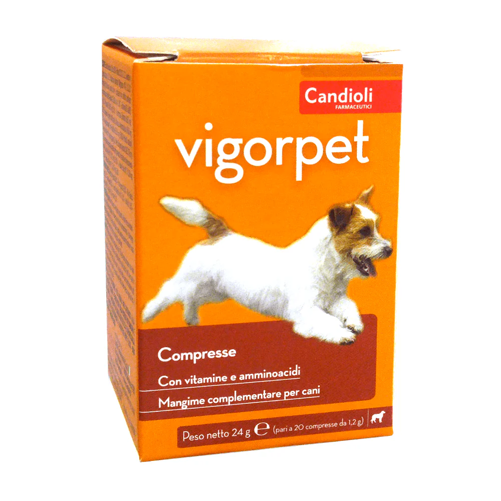 VIGORPET CANI (20cpr) – Ripristina il fabbisogno energetico e metabolico